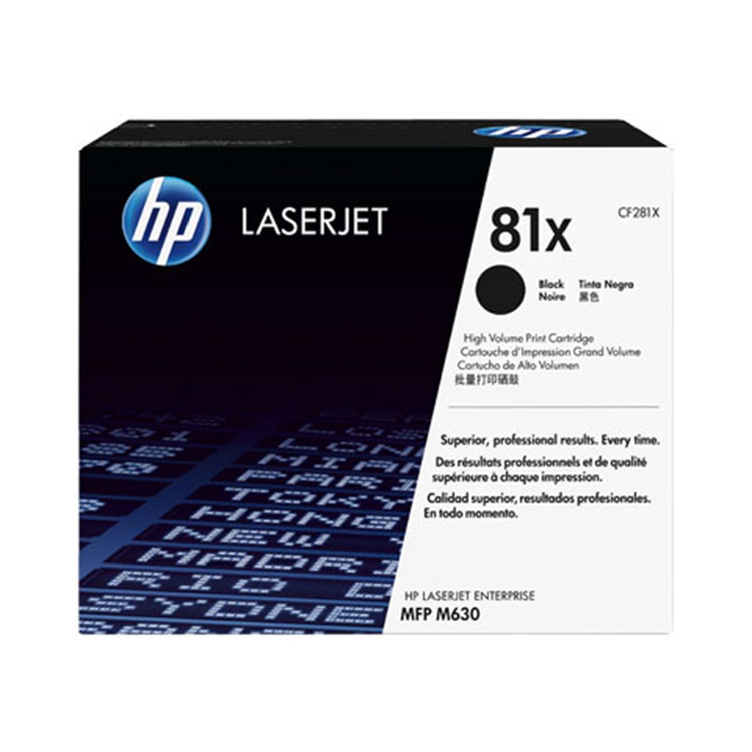 HP LaserJet M605 Toner Negro Alta 81X