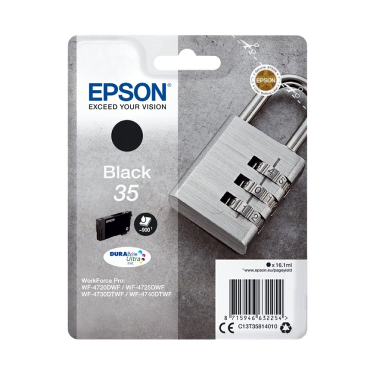 EPSON CARTUCHO NEGRO 35 Pag. 650 Aprox