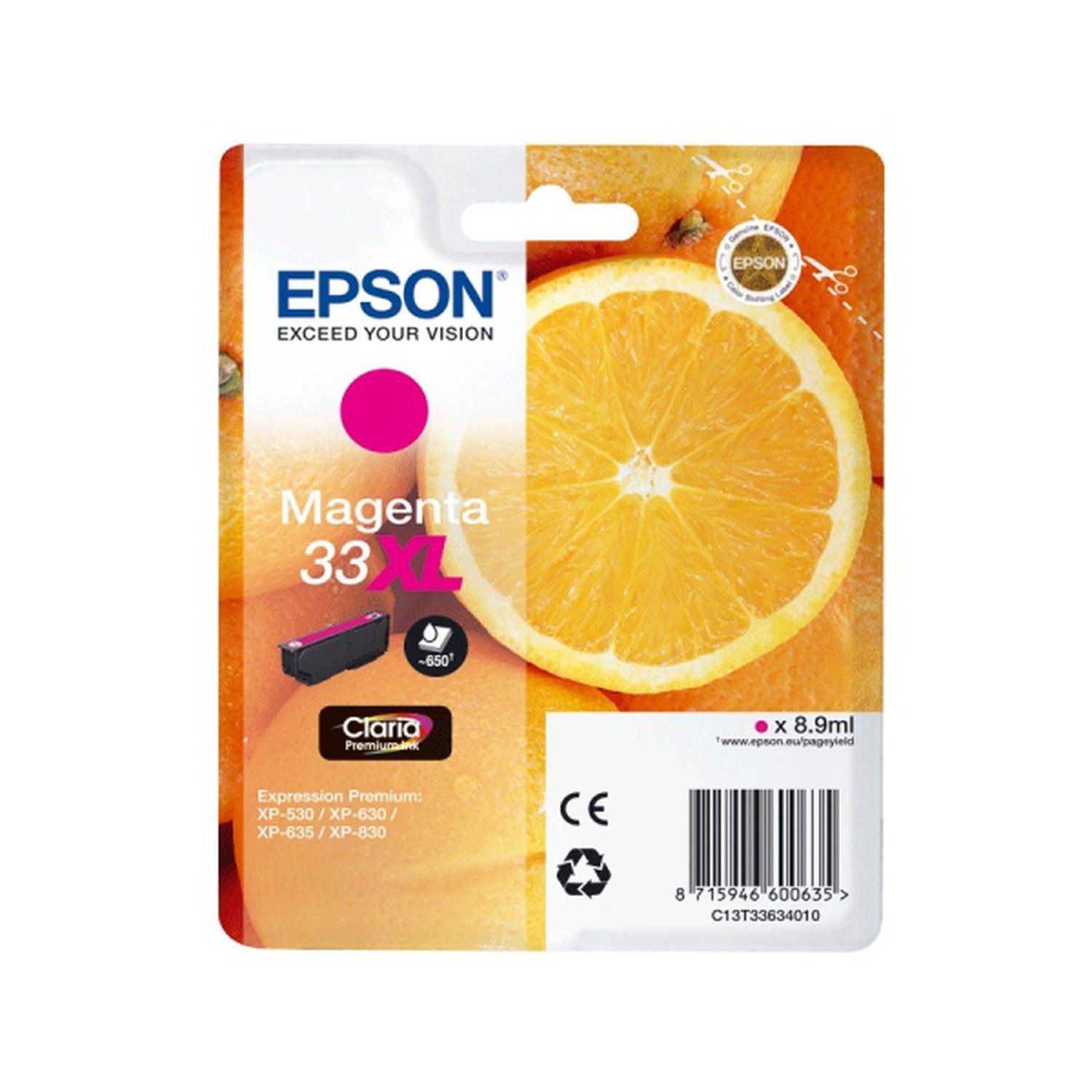 EPSON Expression Home XP-530 Cartucho Magenta XL