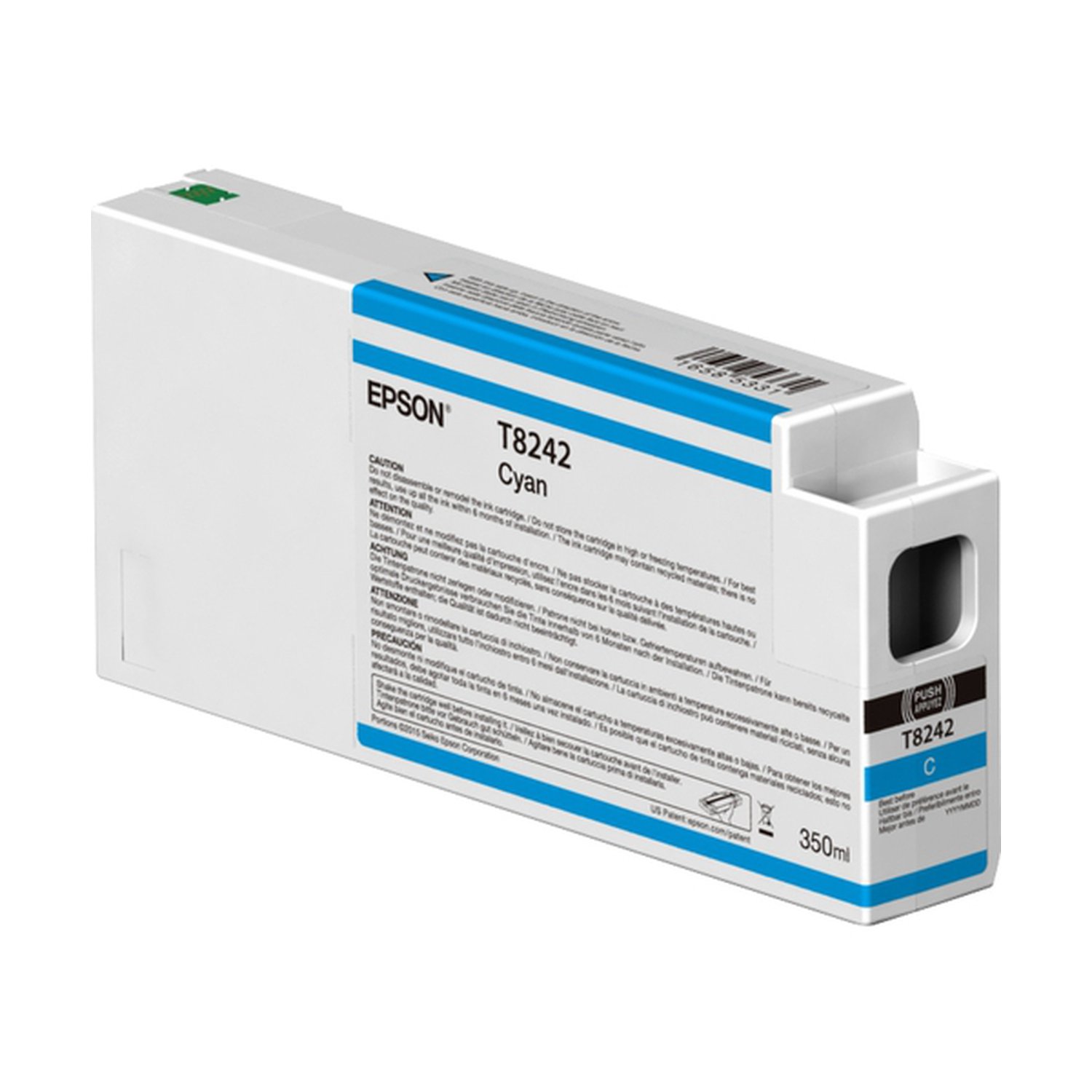 Epson Cartucho de tinta cian 350 ml C13T824200 (T8242)