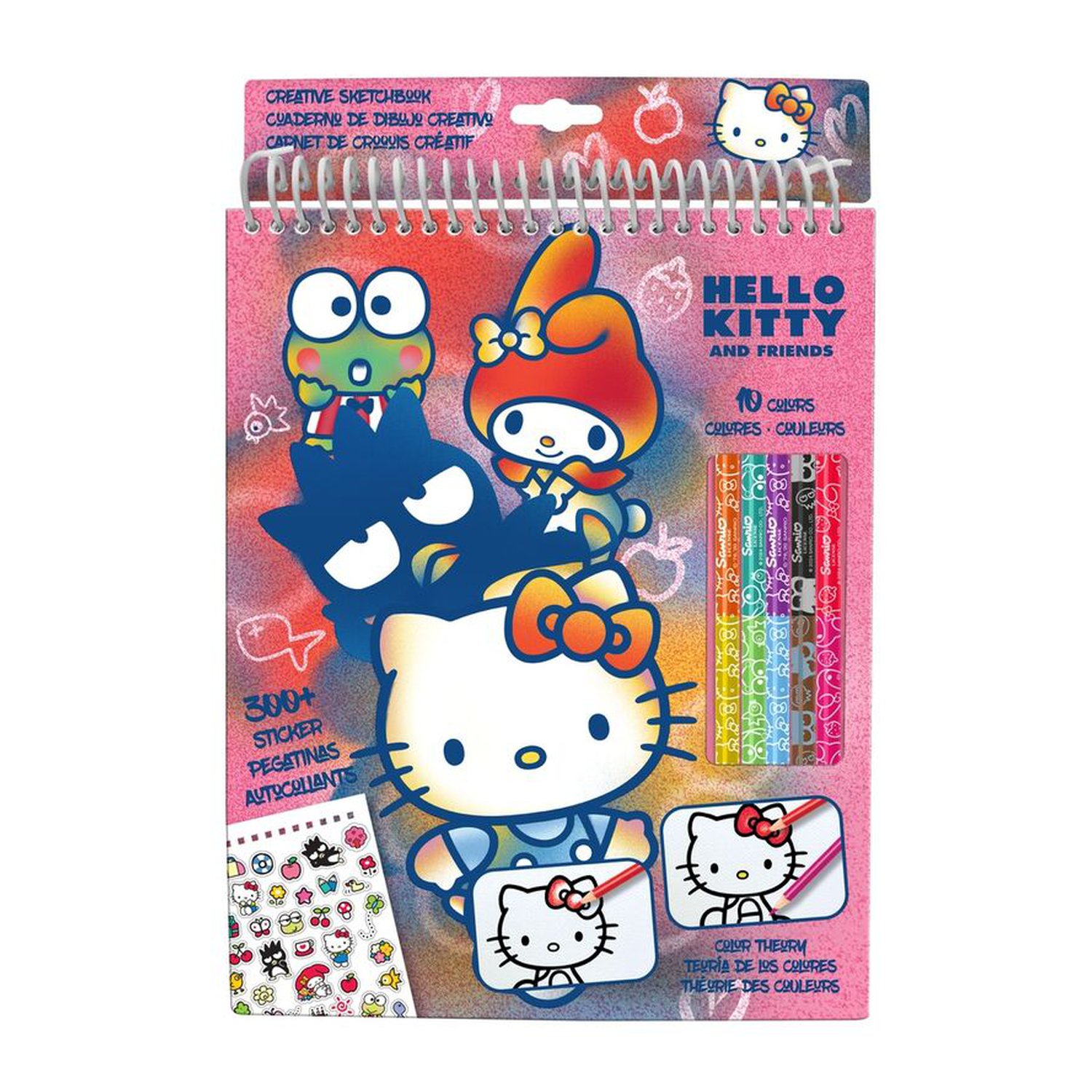 Set colorear lapices Hello Kitty