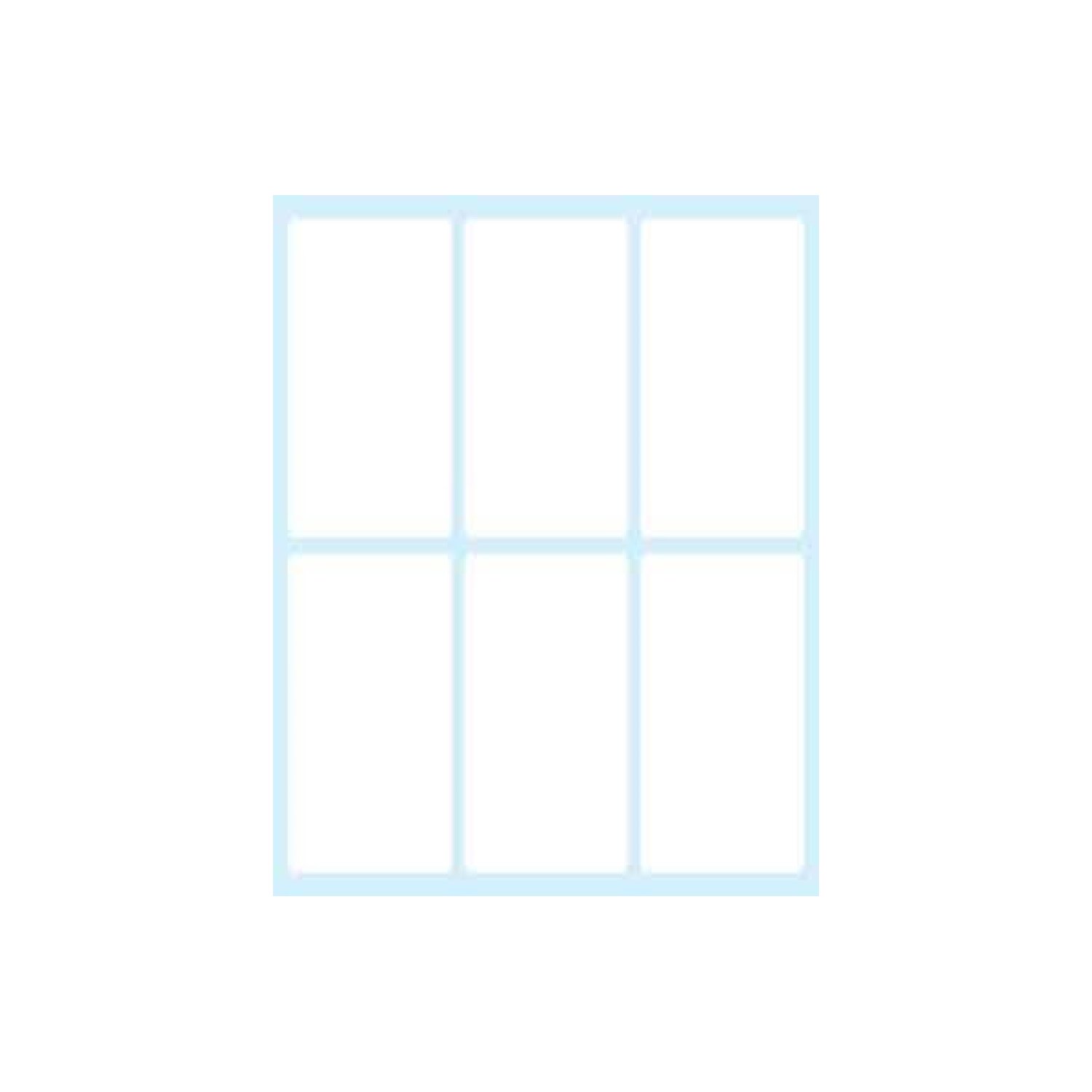 Tico · Etiquetas Adhesivas Blancas · 74x38mm · Pack 10 Hojas