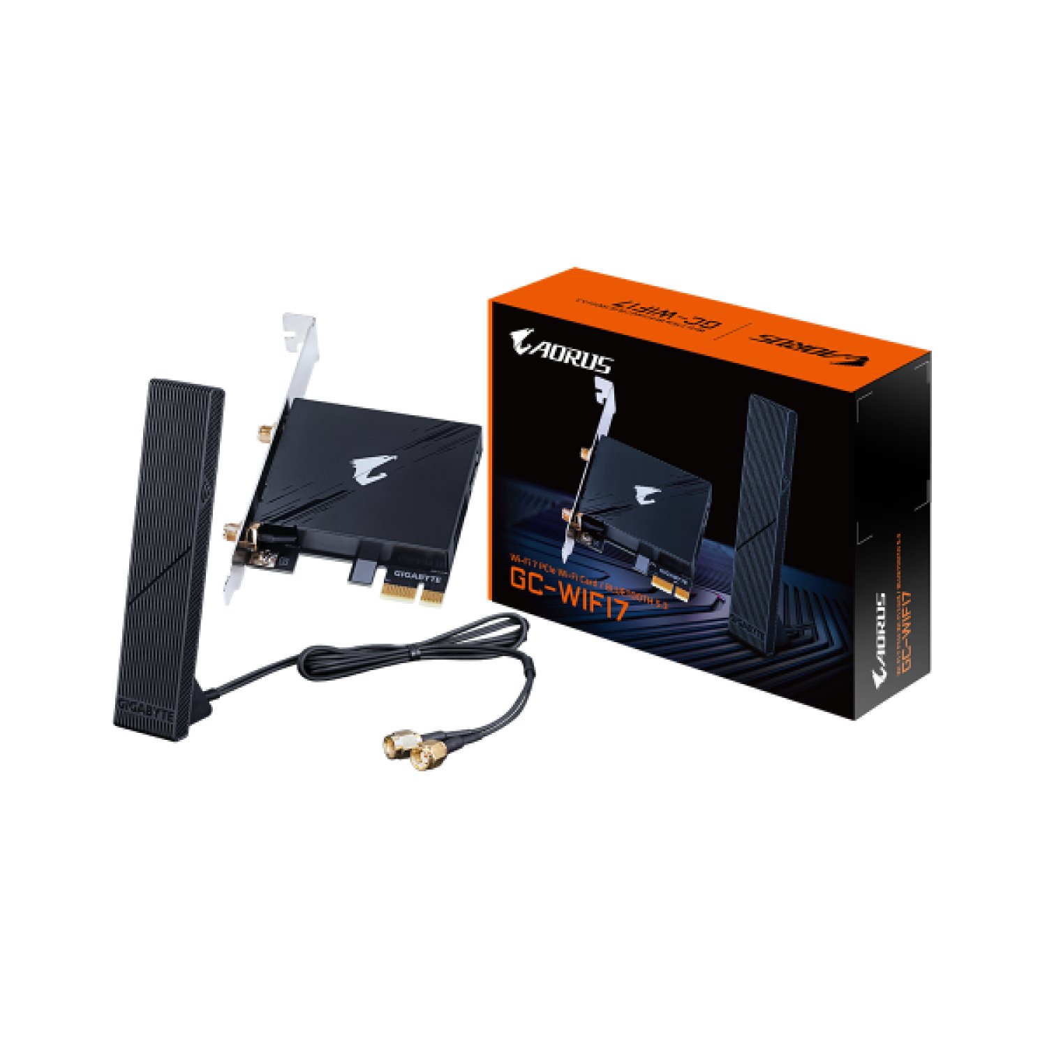 Gigabyte GC-WIFI7 · Tarjeta WiFi 7 Interna · 5800 Mbps · Bluetooth 5.3