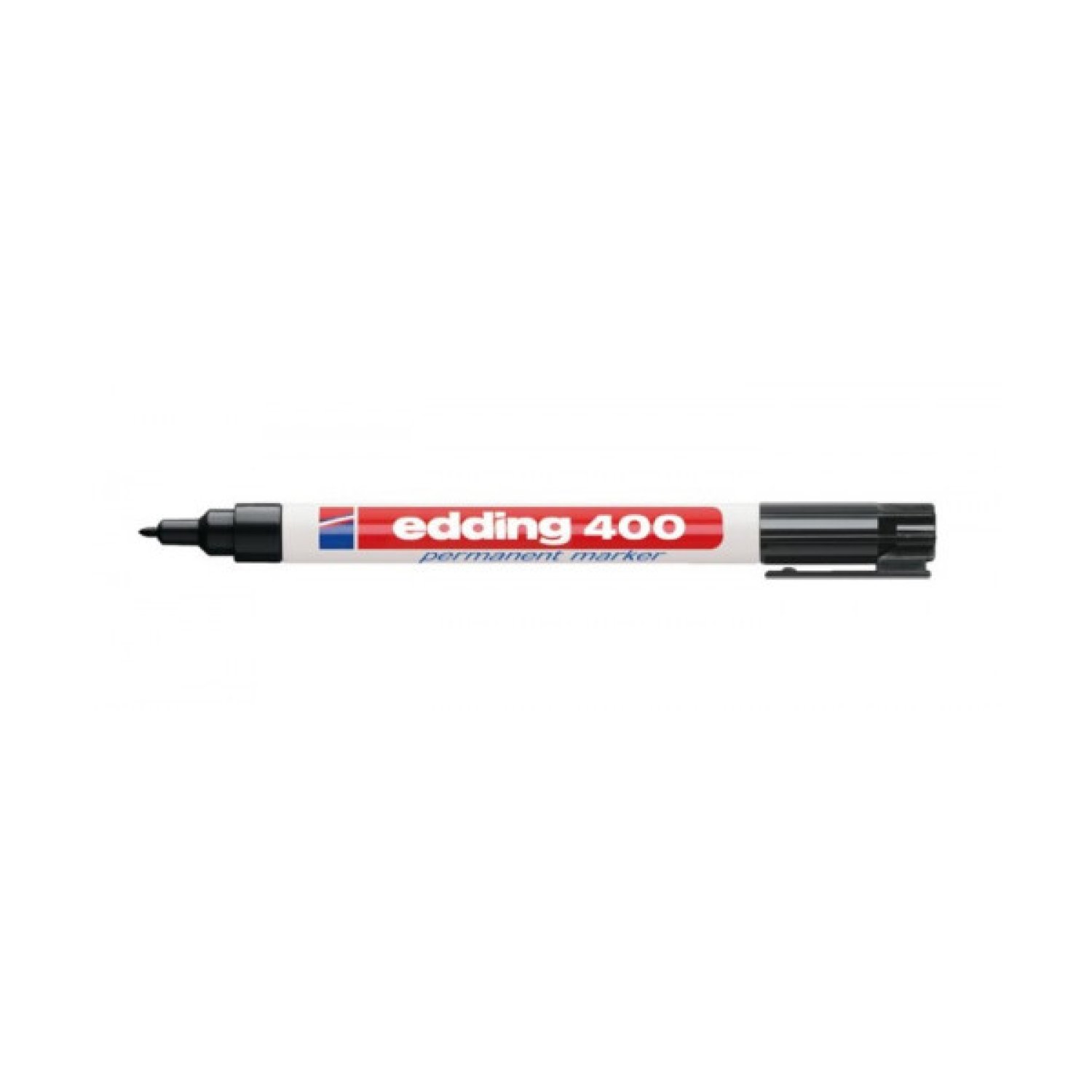 Edding 400 · Marcador Permanente Bolsillo · Punta Redonda · Negro