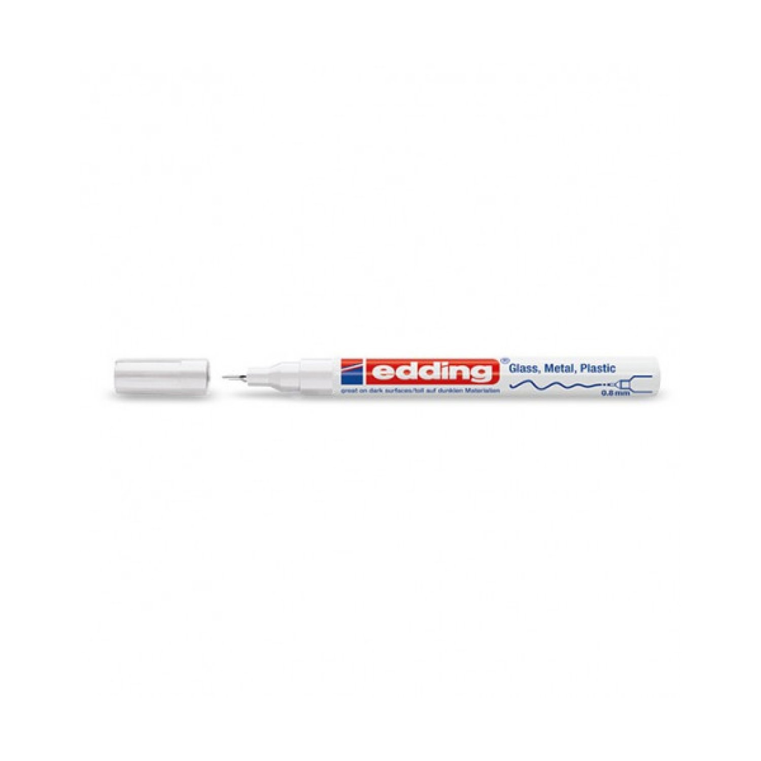 Edding 780 · Marcador Permanente · 0,8mm · Blanco