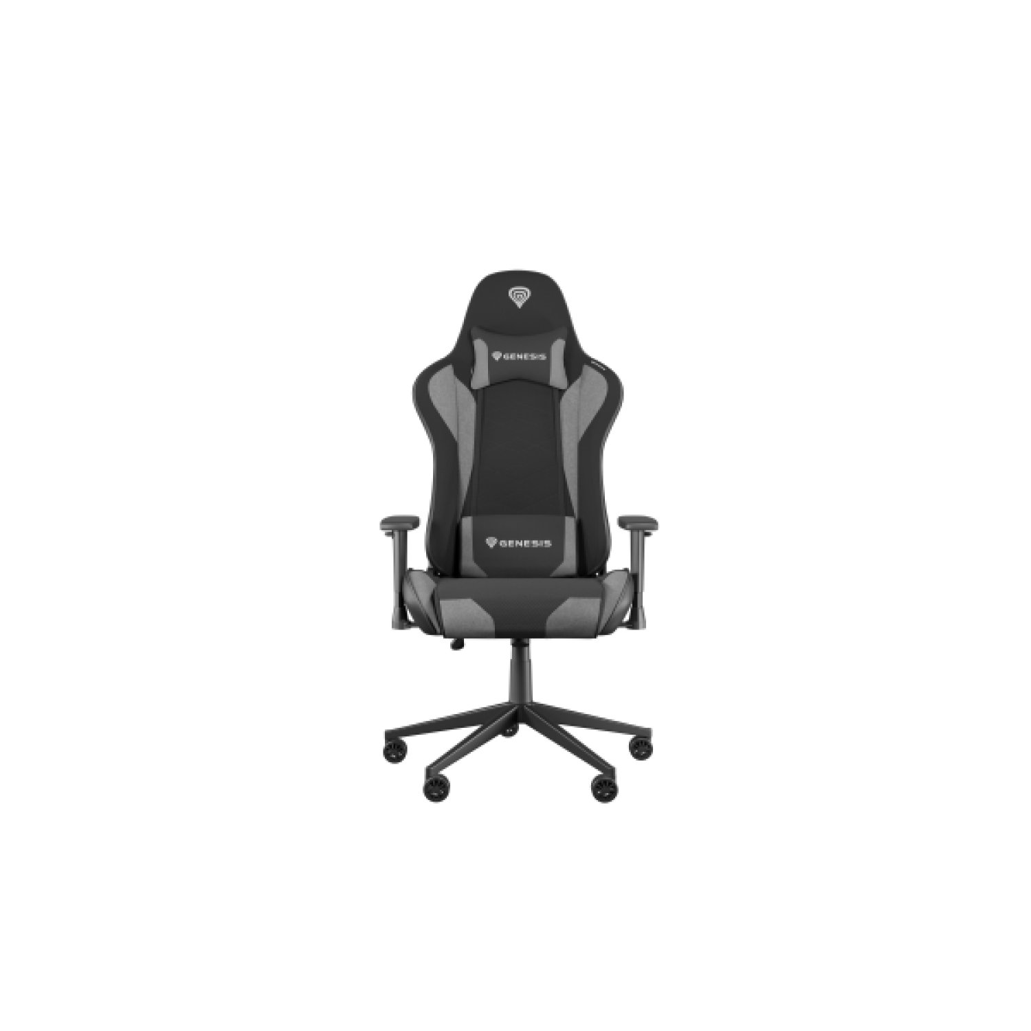 Genesis Nitro 440 G2 · Silla Gaming PC · Asiento Acolchado · Negro y Gris