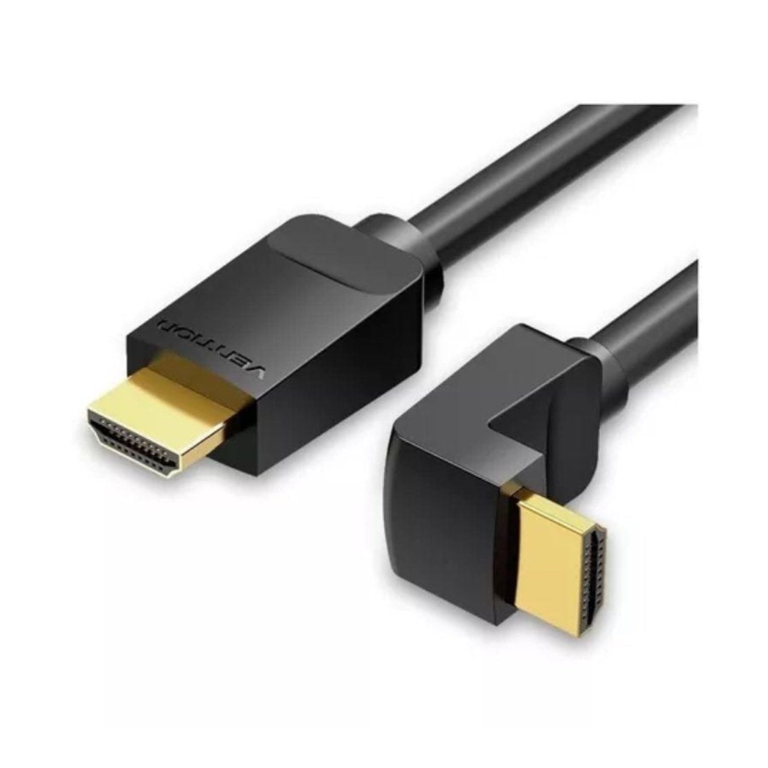 Vention · Cable HDMI 2.0 · Acodado 90º · 4K · 3m · Negro