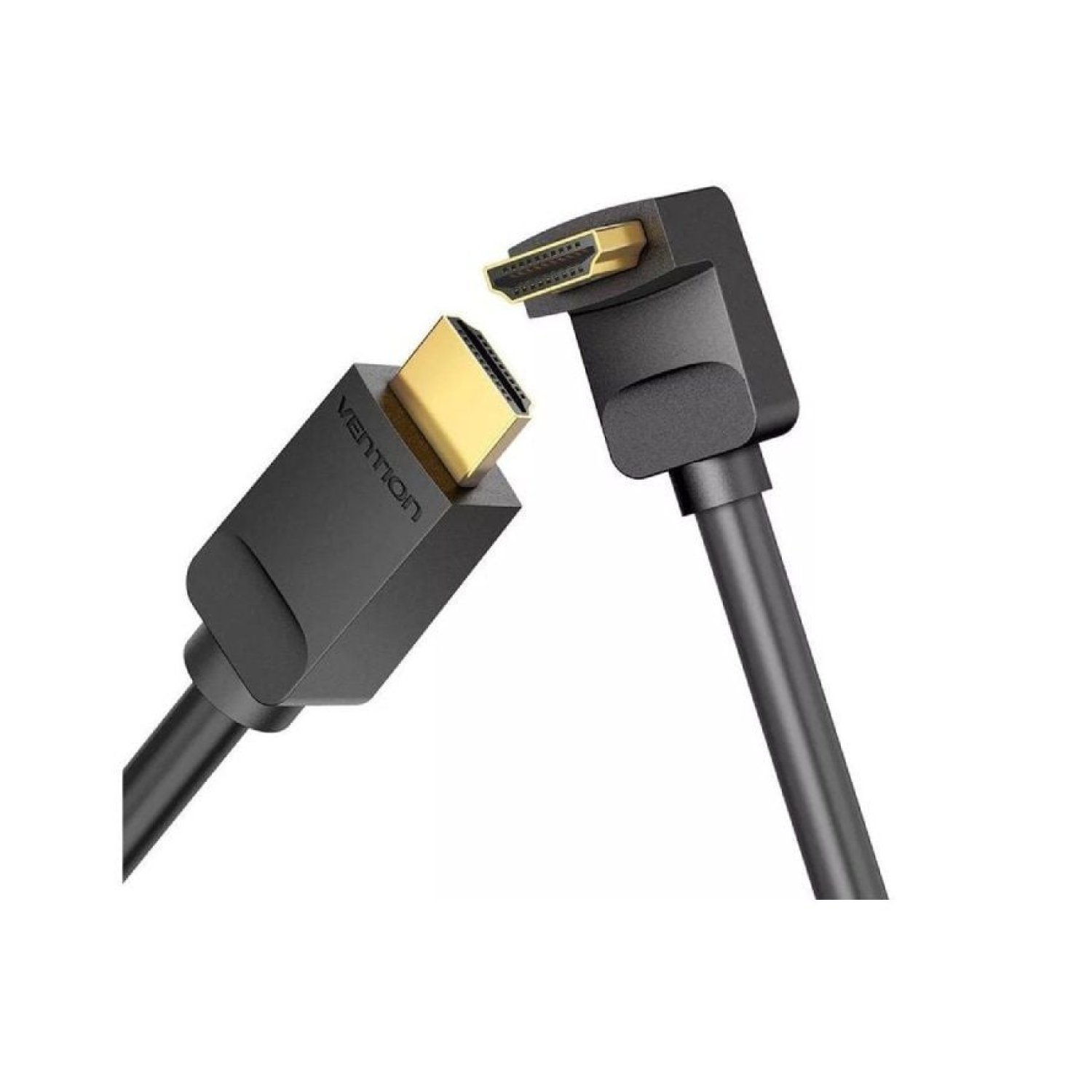 Vention · Cable HDMI 2.0 · Acodado 90º · 4K · 3m · Negro