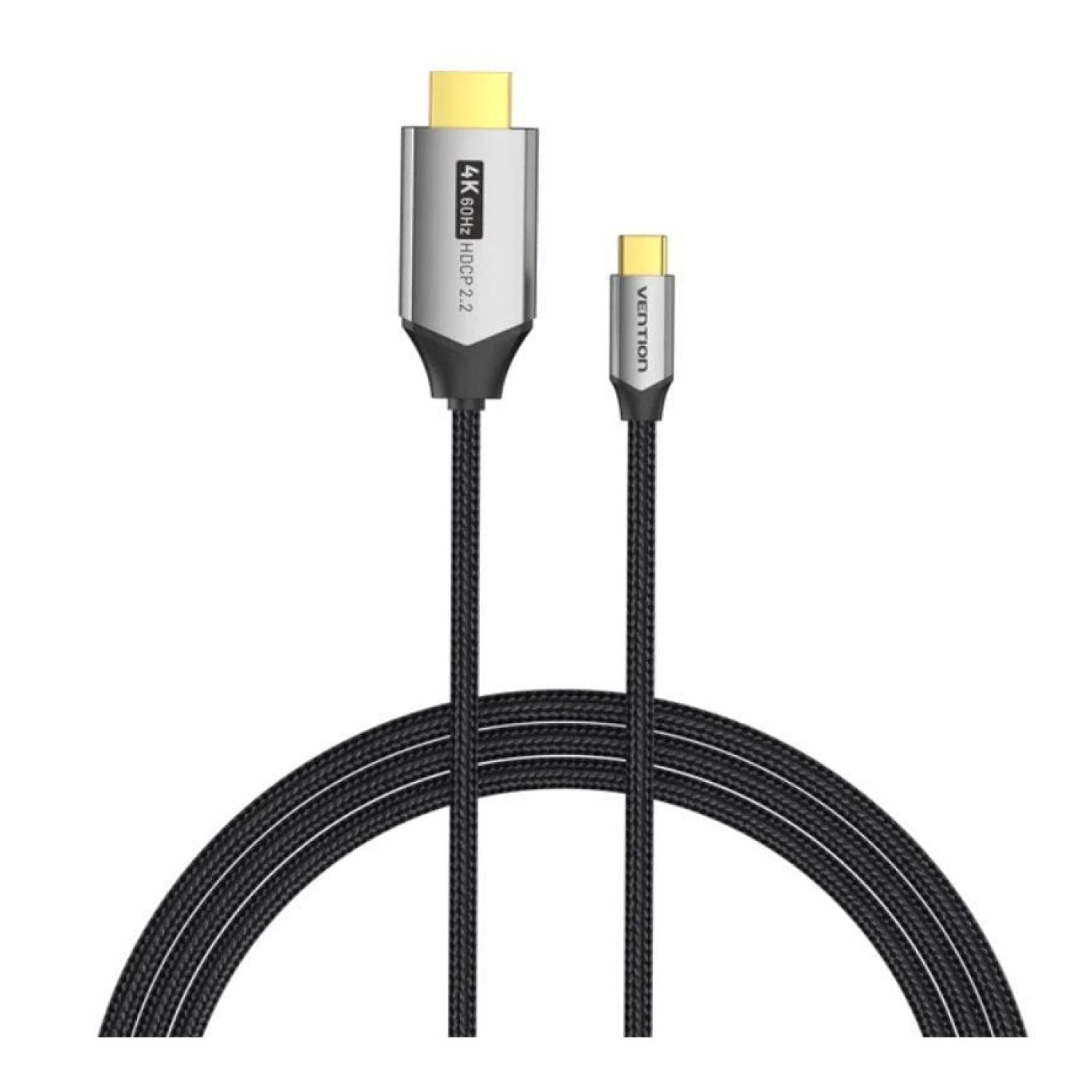 Vention Cable Conversor USB-C a HDMI 2.0 · 4K · 1,5m · Negro