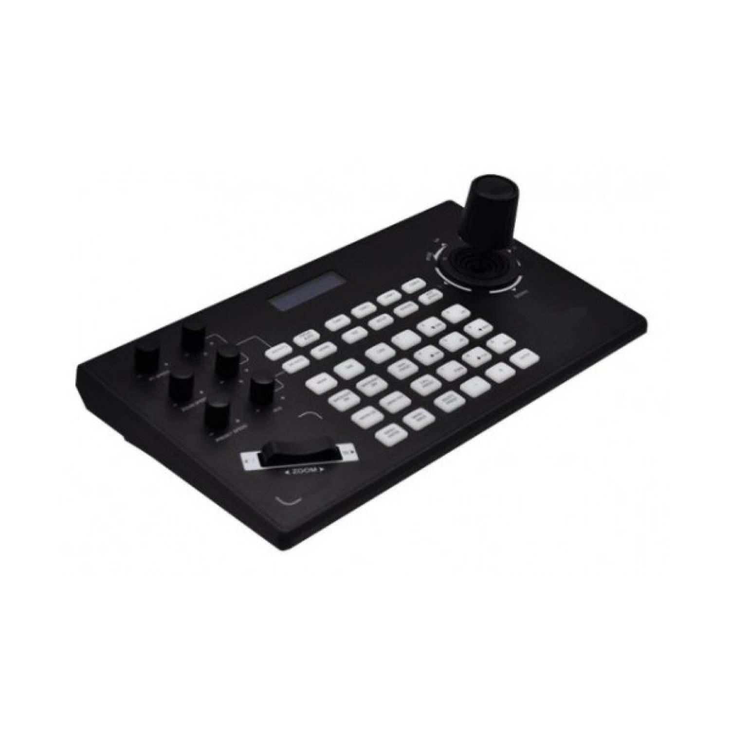 LAIA Broadcaster T-JOY IP · Joystick Control PTZ · Mesa de Control IP para Cámaras