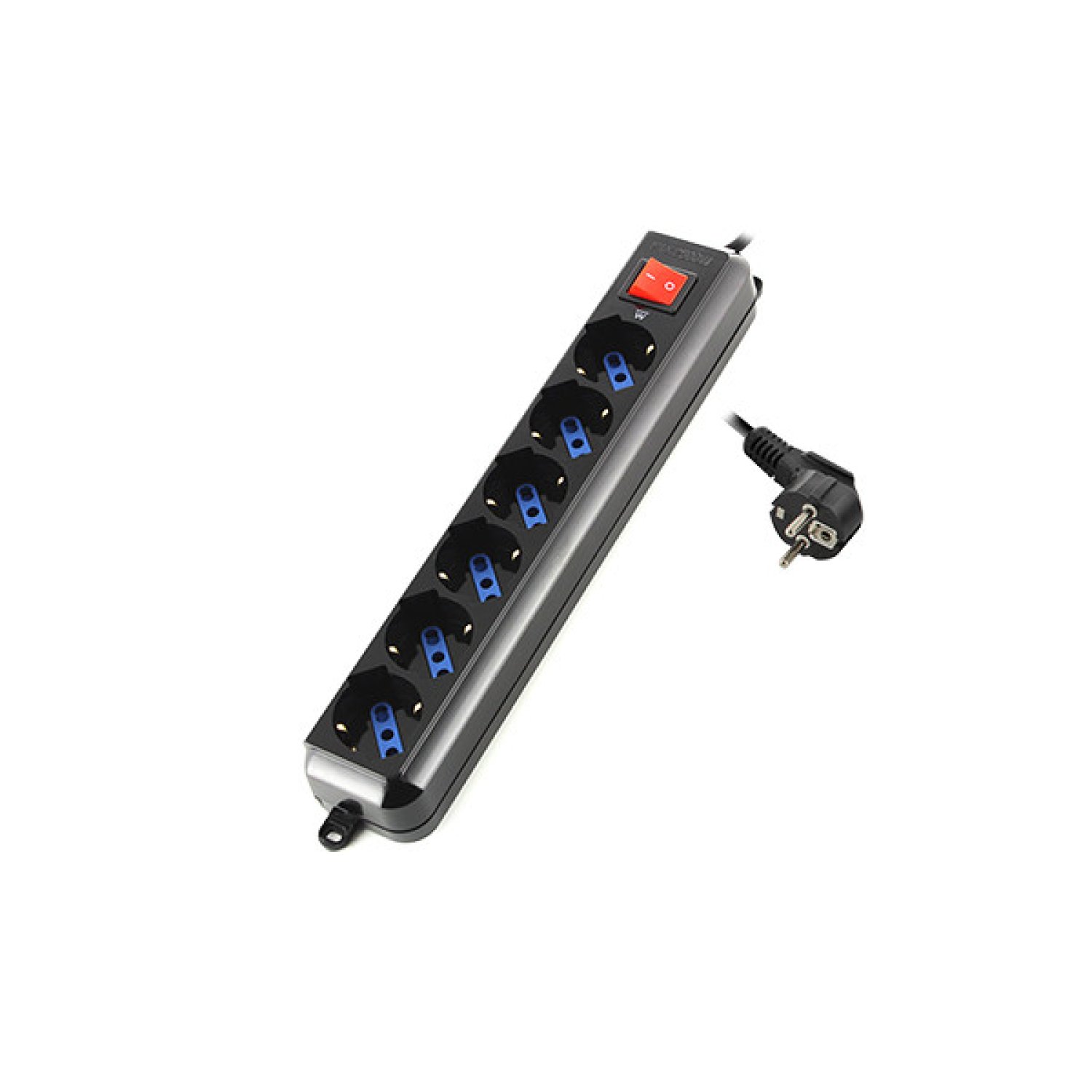 Ewent EW3924 · Base Múltiple · 6 Salidas AC · 1,5m · Negro
