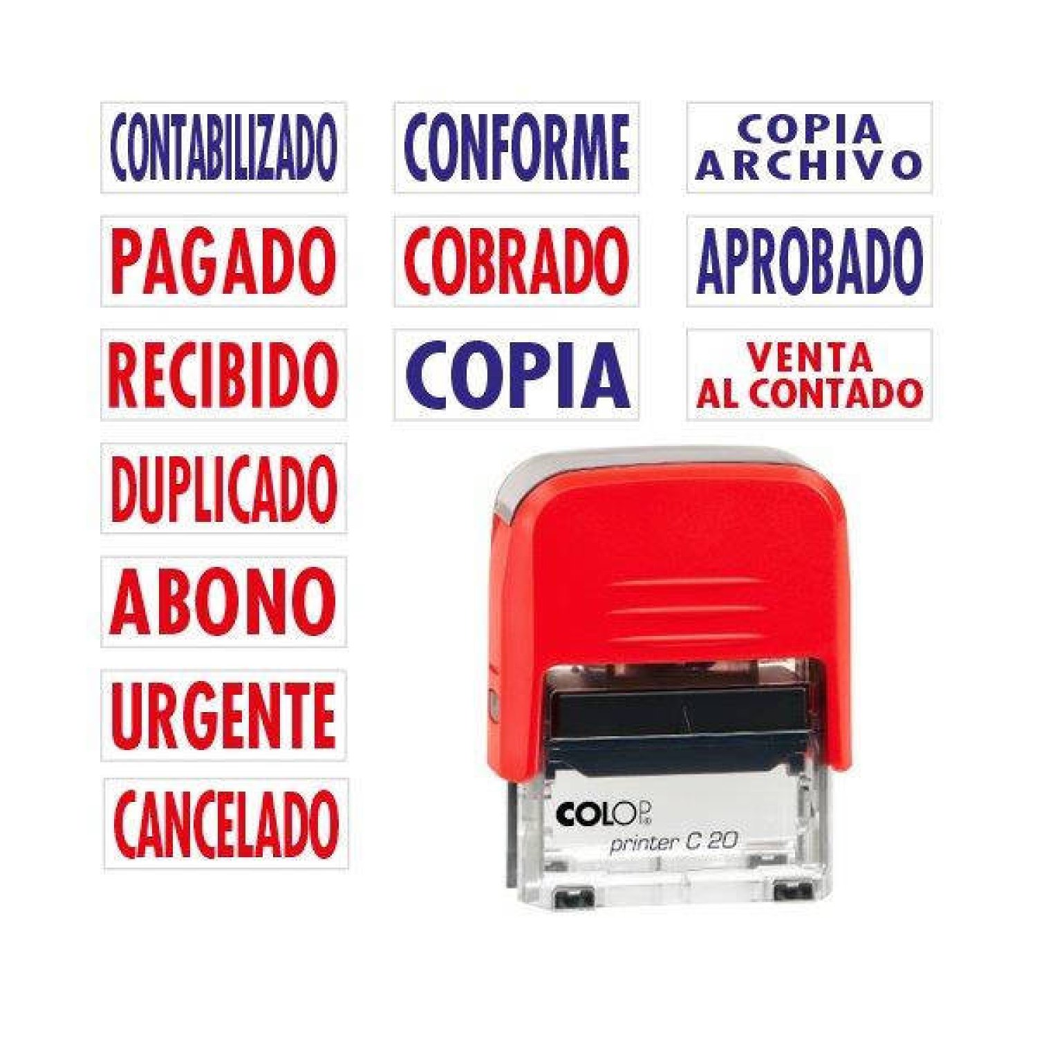 Colop · Sello de Entintaje Automático · Conforme · Ø 40mm