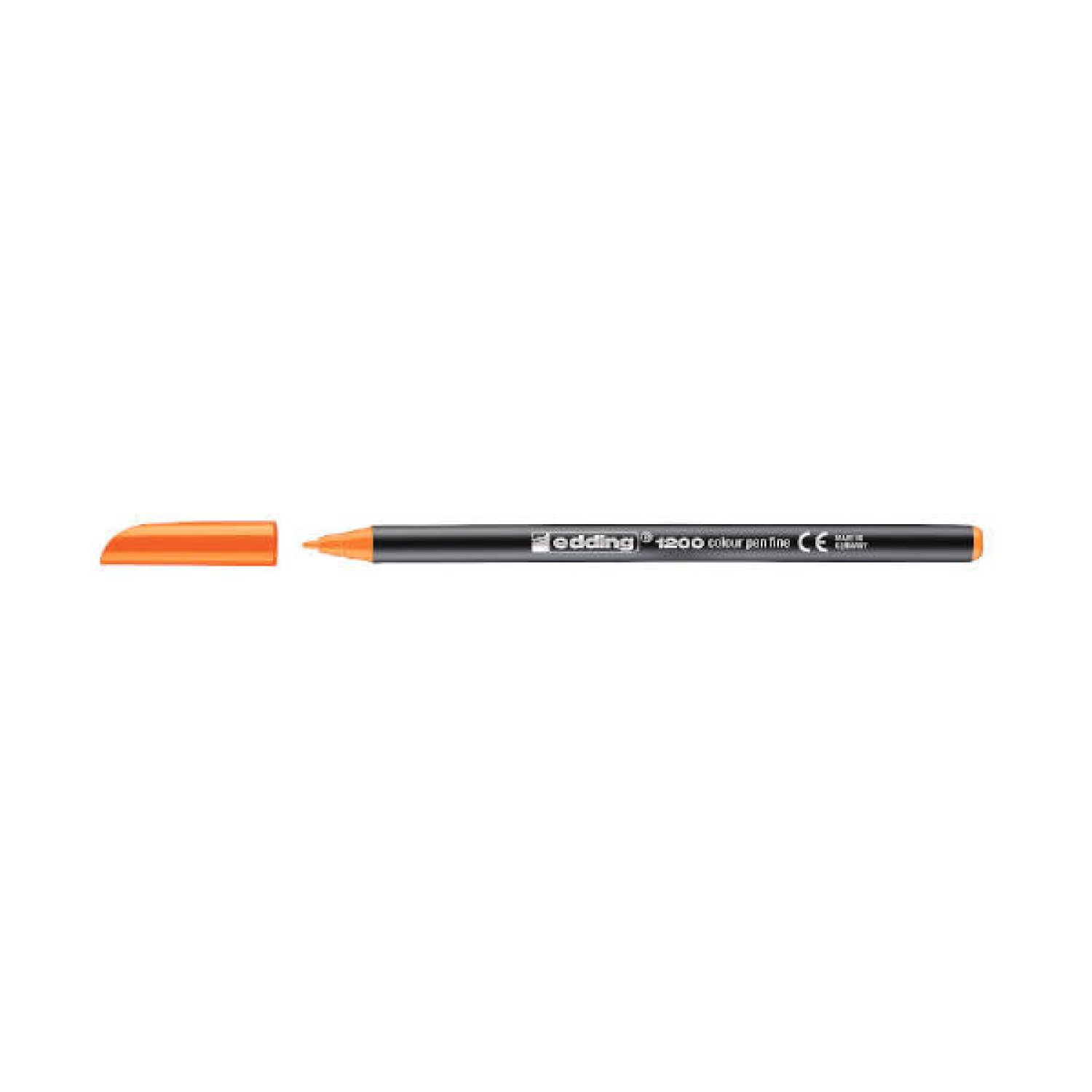 Edding 1200 · Rotulador Punta Fina · Naranja Fluorescente