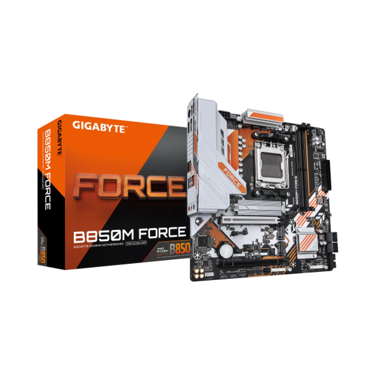 Gigabyte B850M Force · Placa Base AM5 · AMD Ryzen 9000 · DDR5 9600MHz · PCIe 5.0