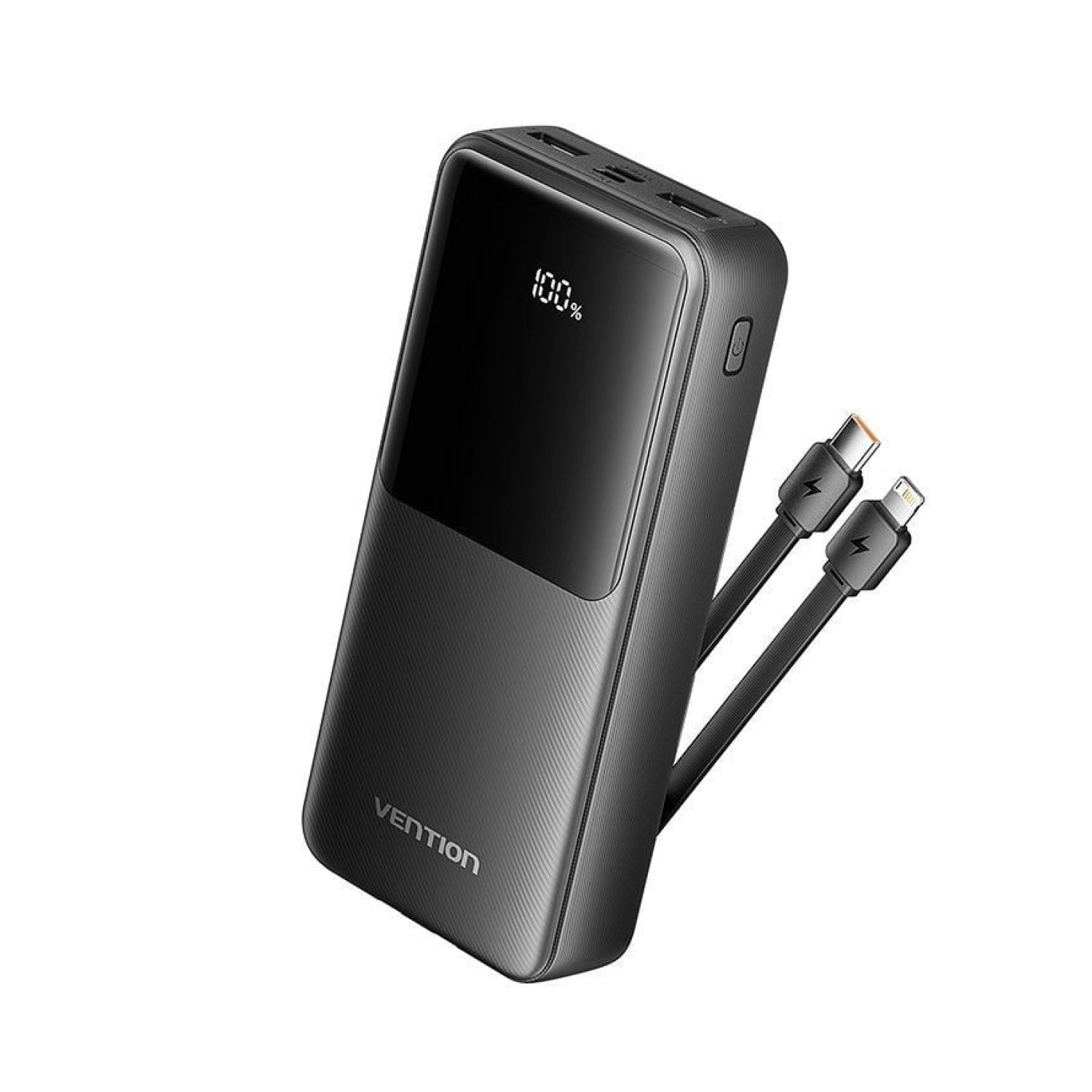 Vention Powerbank 20000mAh · 22,5W · Negro · USB-C y Lightning
