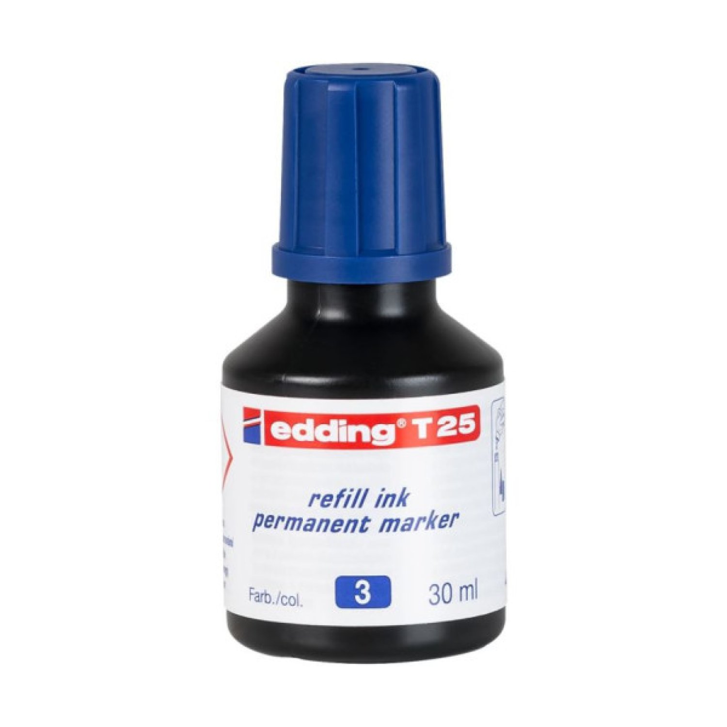 Edding T 25 · Recambio de Tinta · Azul · 30 ml