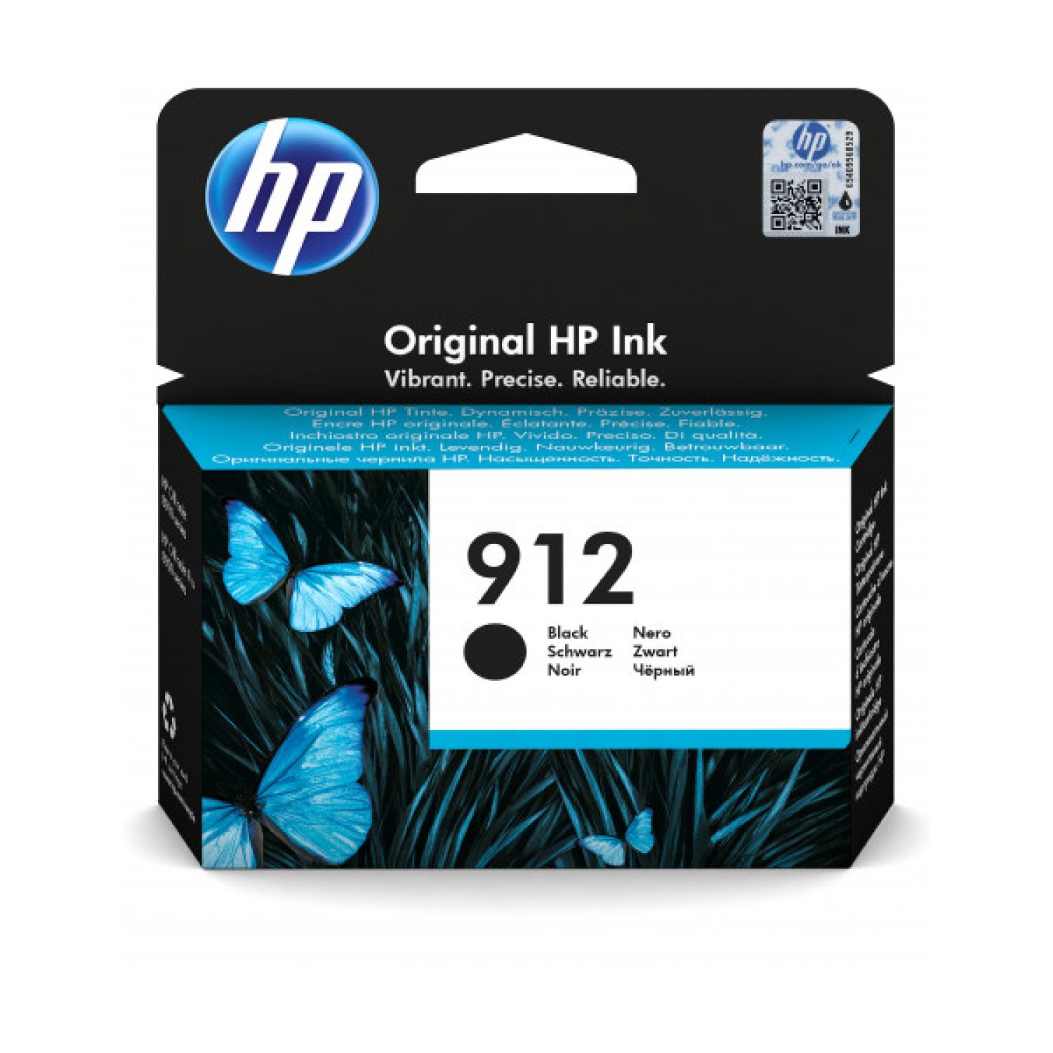 HP 912 · Cartucho de Tinta · Negro · Original