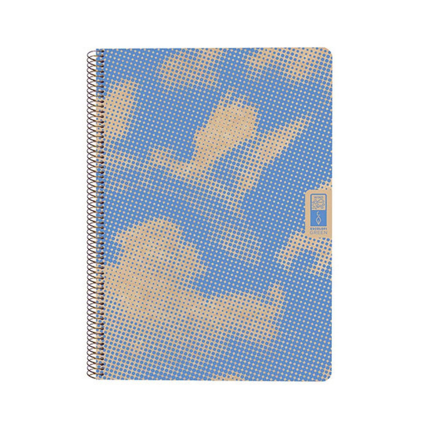Escolofi 4 Elements Air · Cuaderno Espiral DIN-A4 · 80 Hojas · Cuadrícula 5x5 · Papel Reciclado FSC