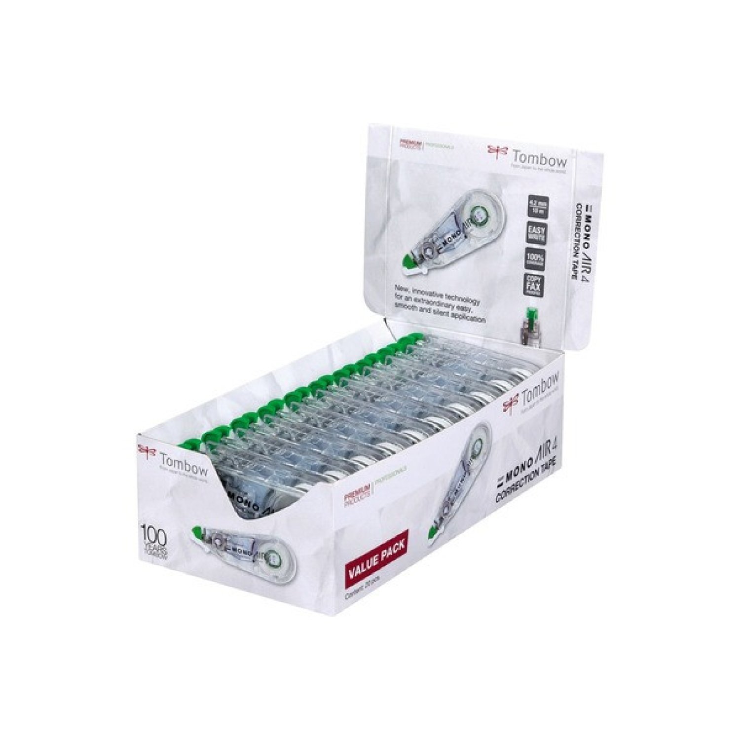 Tombow Cinta Correctora Mono Air4 · 4,2mm x 10m