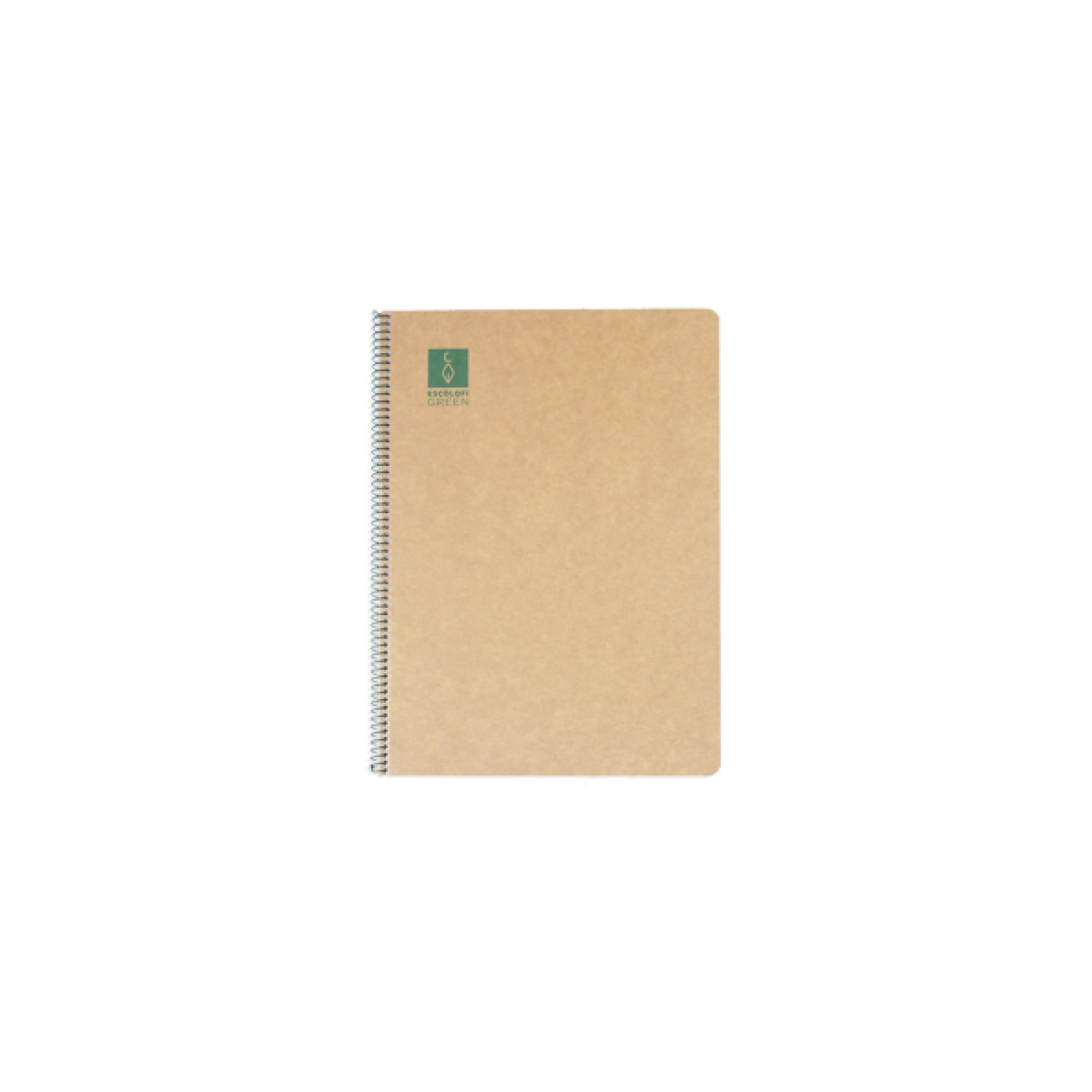 Escolofi · Cuaderno Espiral DIN-A5 · 50 Hojas Reciclado FSC · Rayado Horizontal con Margen