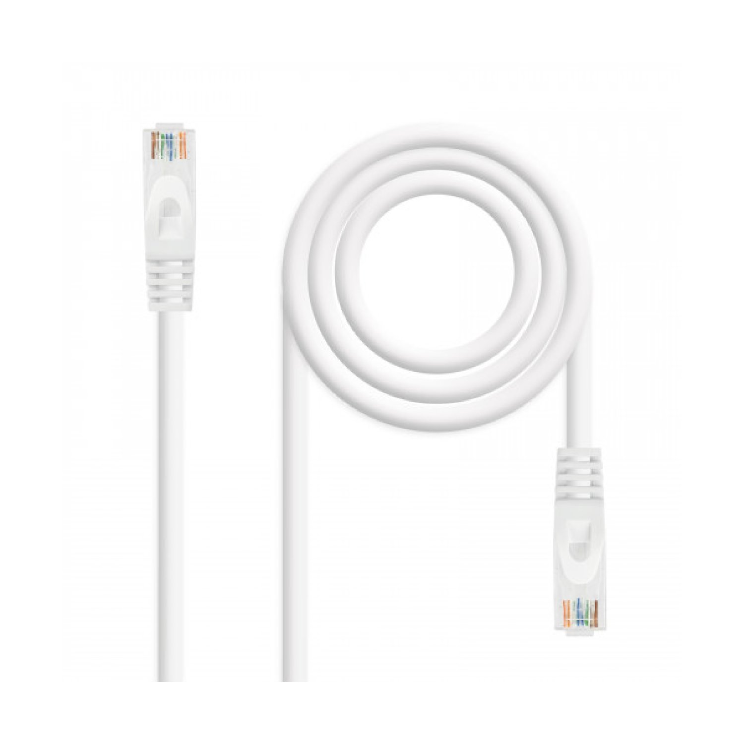 Nanocable · Cable RJ45 Cat.6A UTP · 2m · LSZH · Blanco