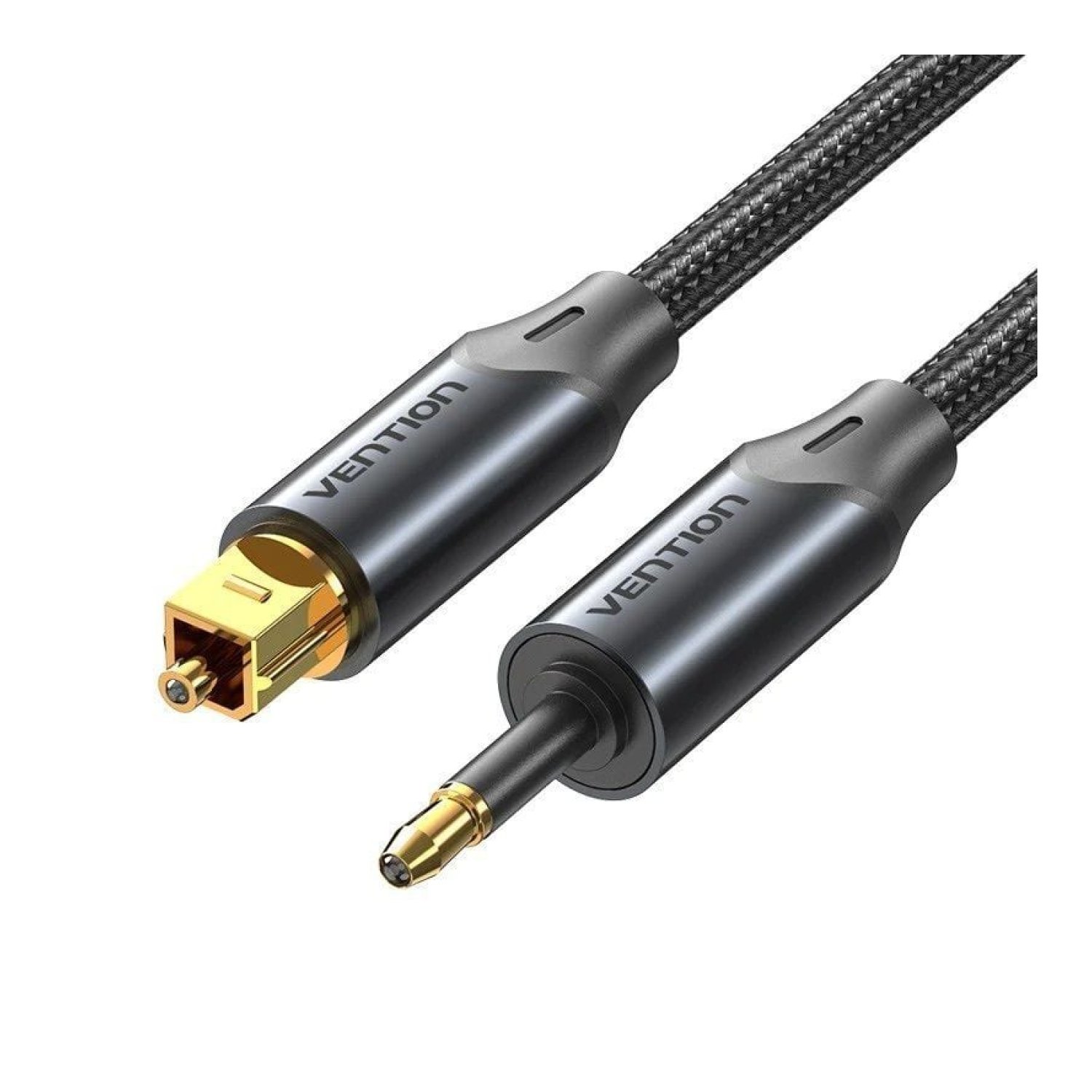 Vention · Cable Fibra Óptica Audio · 2m · Negro