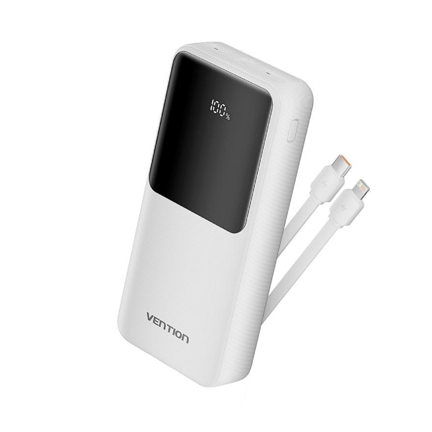 Vention Powerbank 20000mAh · 22,5W · Blanca · USB-C y Lightning