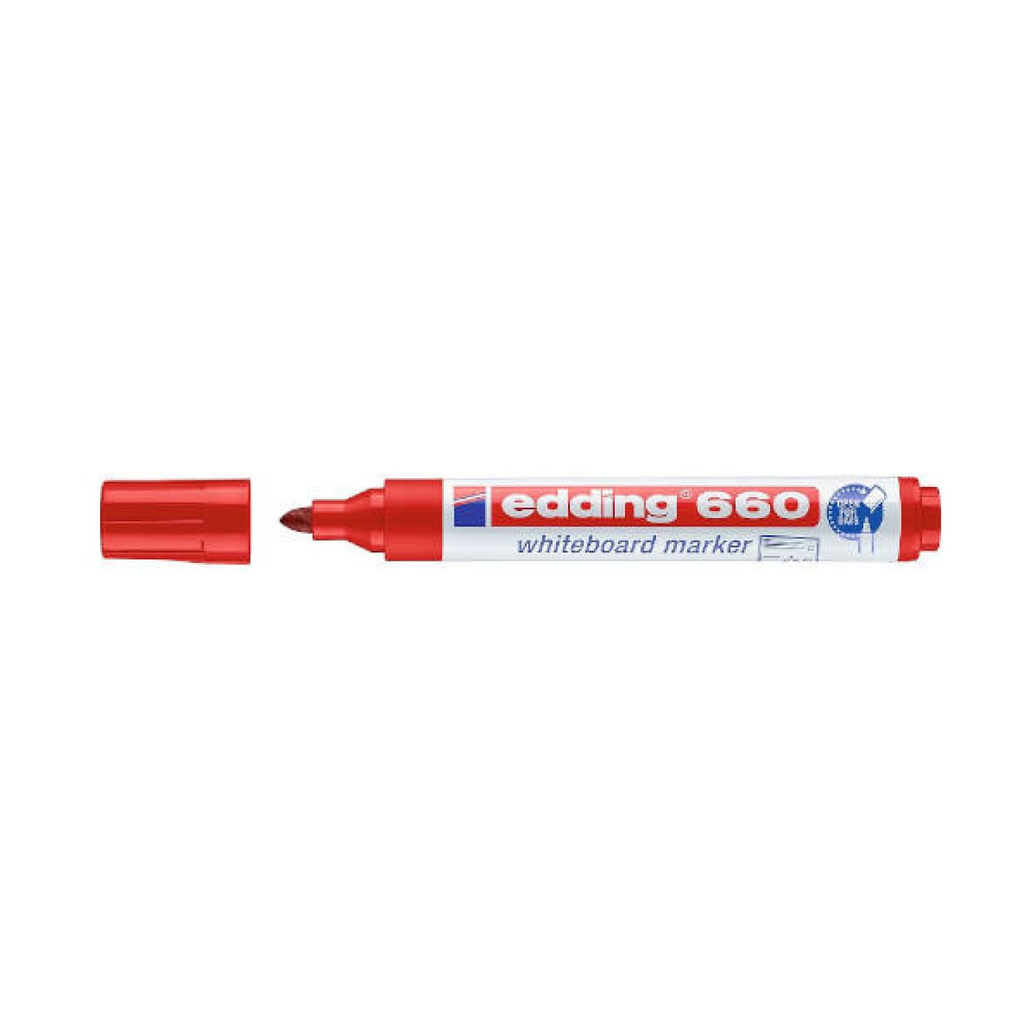 Edding 660 · Marcador Pizarra Blanca · Rojo · Punta 1,5-3mm