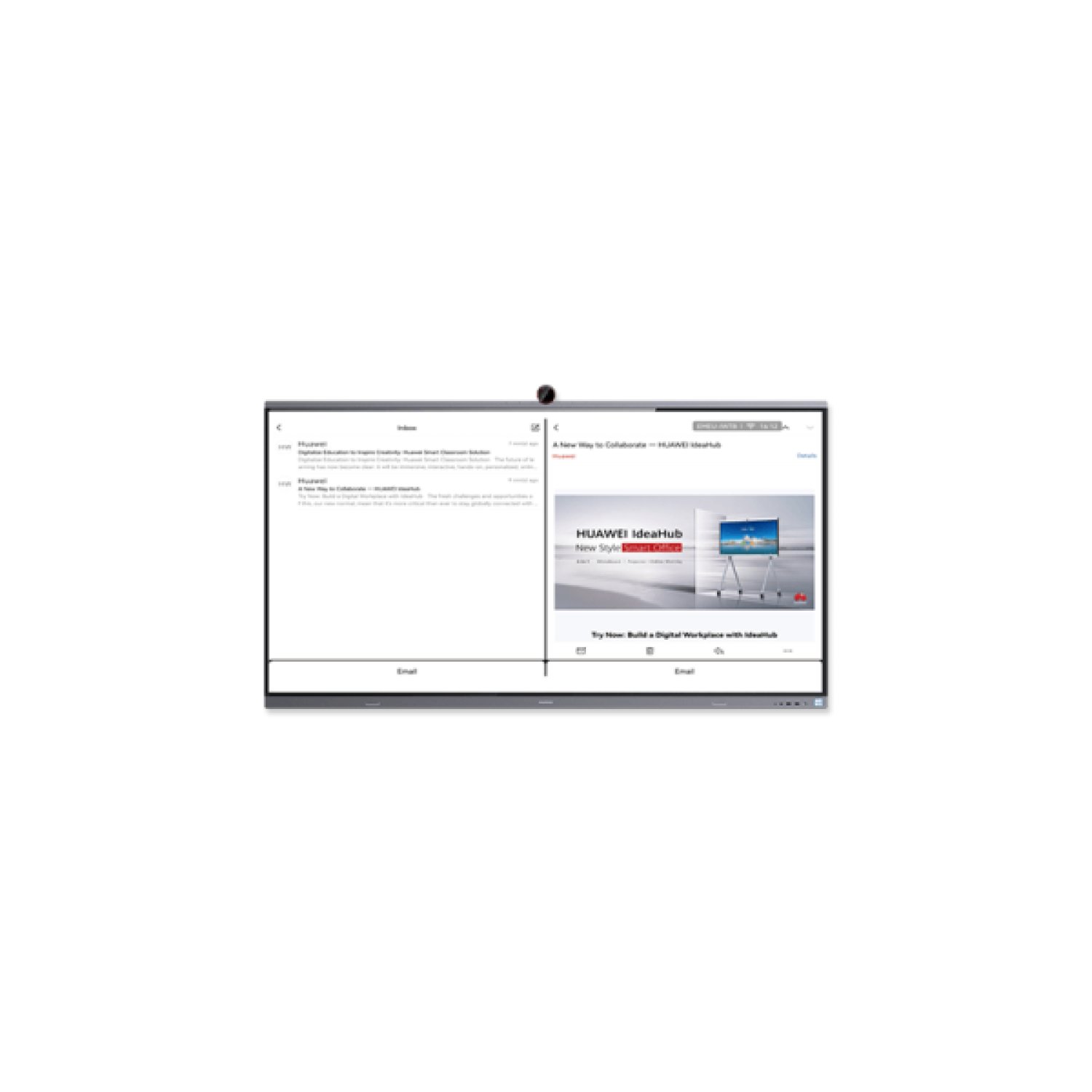 Huawei IdeaHub ES2 · 65" · Pantalla Infrarroja · Gris Titanio · Colaboración Inteligente