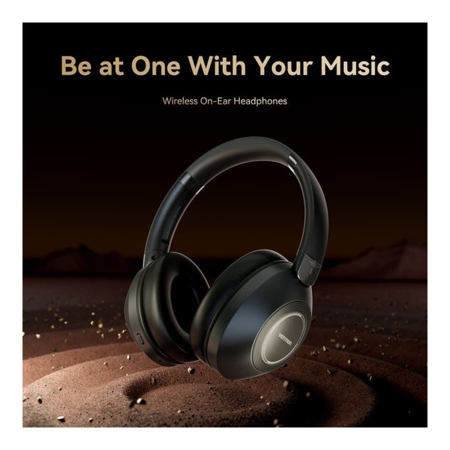 Vention SoundMate S11 · Auriculares Inalámbricos · Bluetooth · Micrófono · Negros