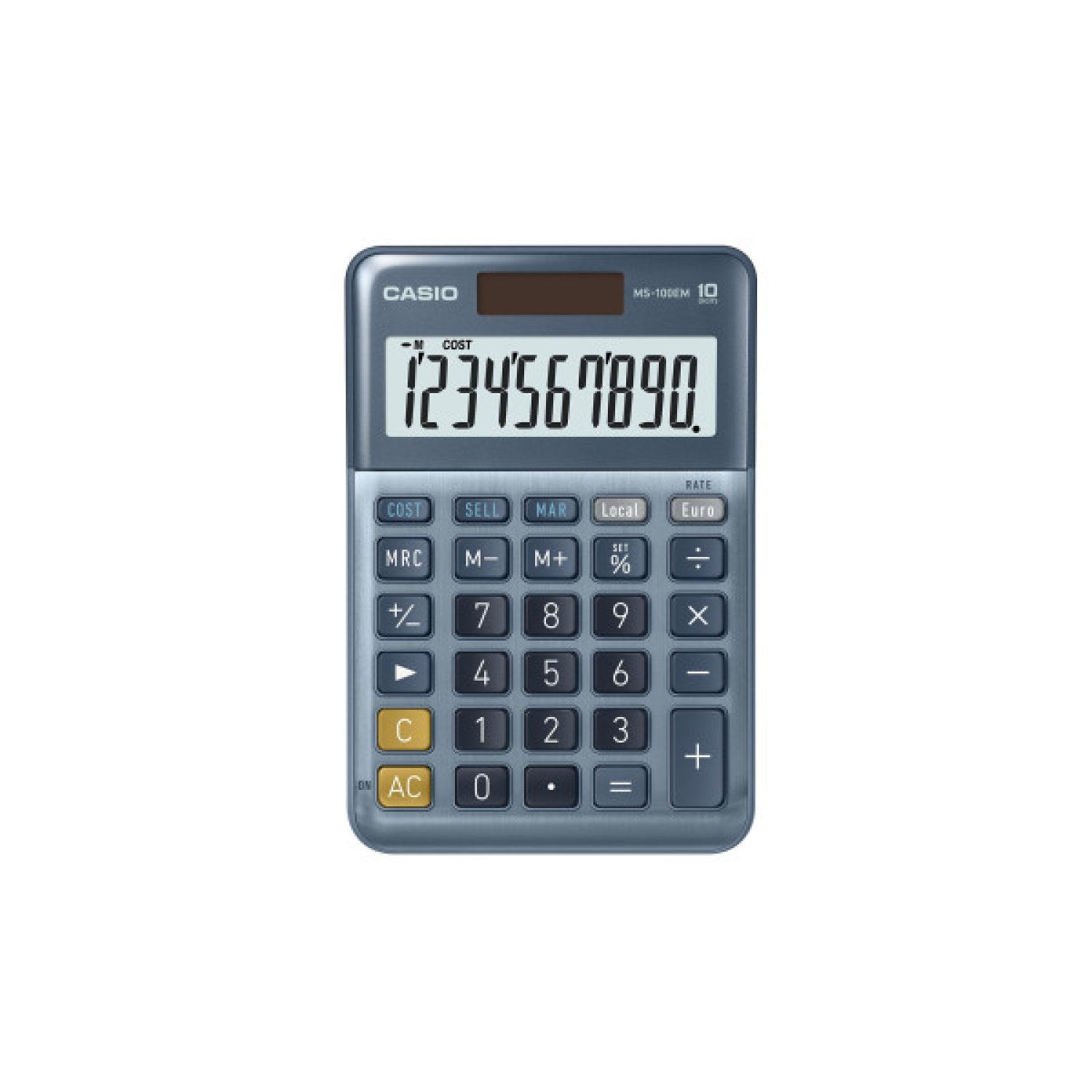 Casio MS-100EM · Calculadora Sobremesa · 10 Dígitos