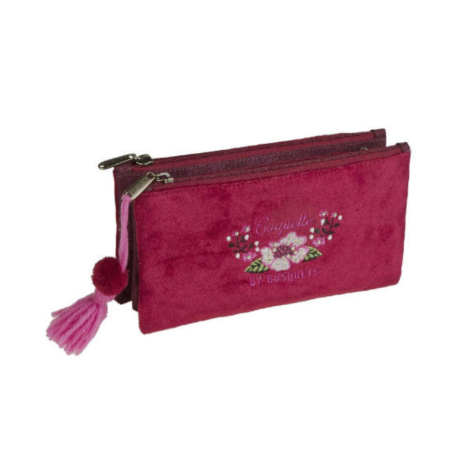 Coquette by Busquets · Estuche Triple · 21x11x5 cm · Rosa Coquette