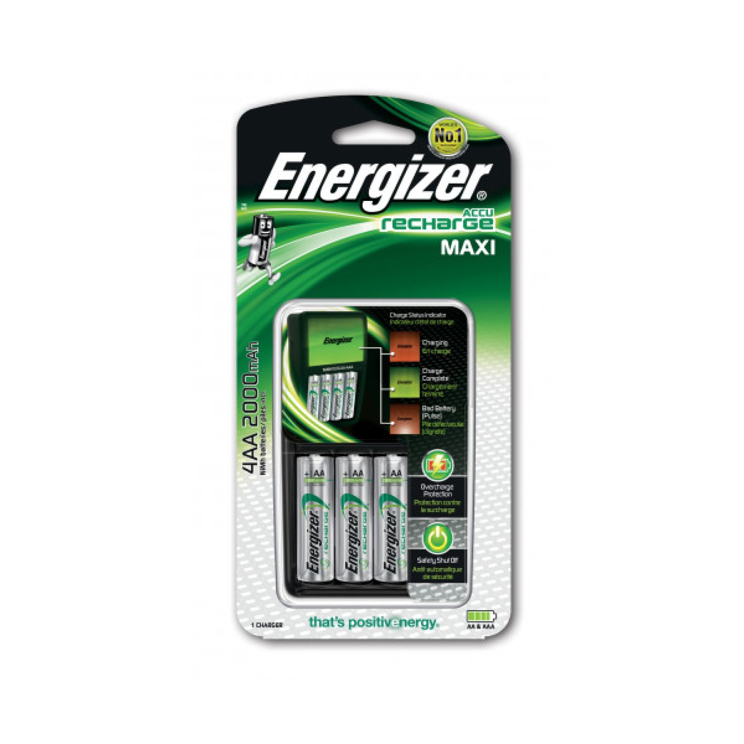 Energizer Maxi Charger · Cargador AC · Múltiples Dispositivos