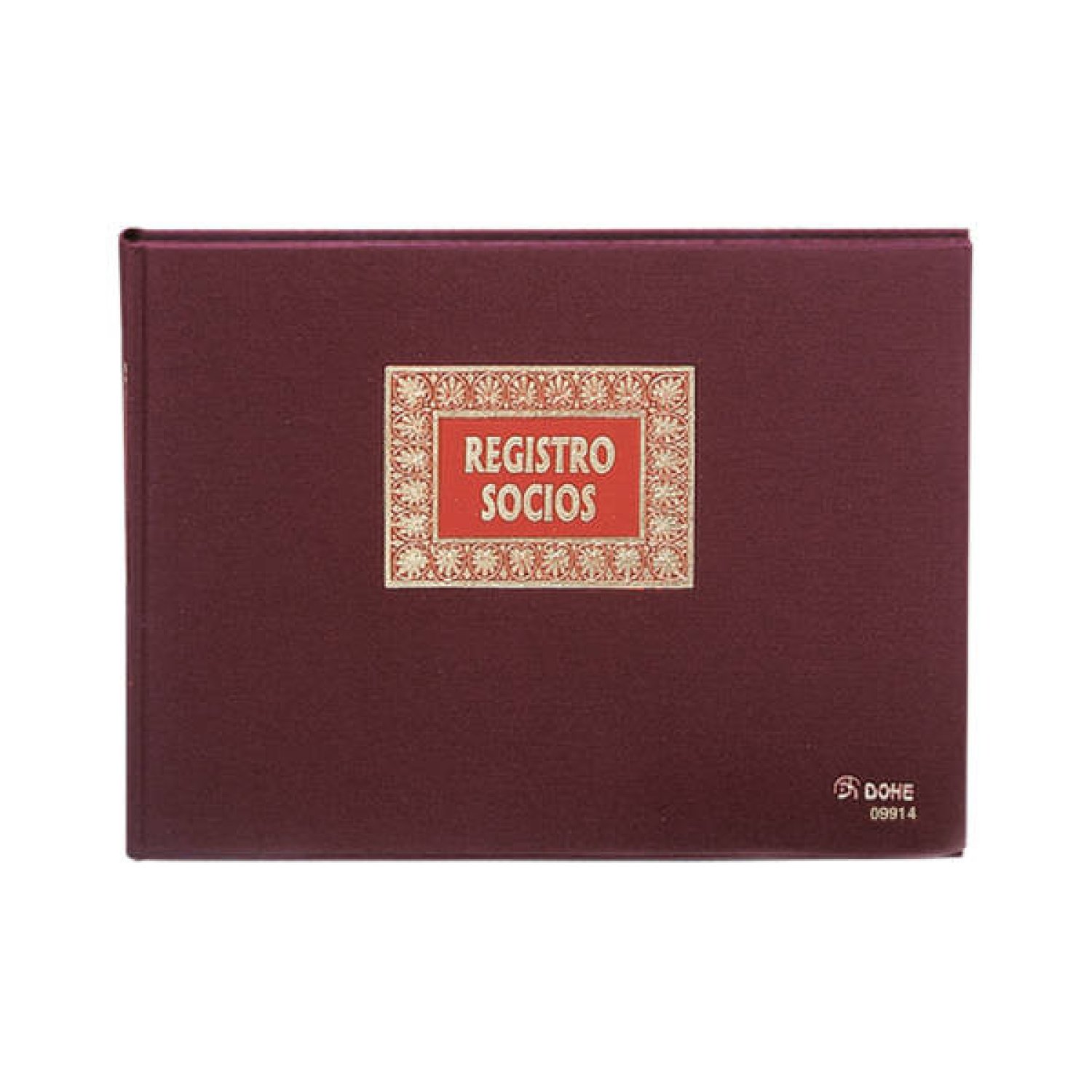 DOHE Libro de Registros Socios · Folio Apaisado · 100 Hojas Numeradas