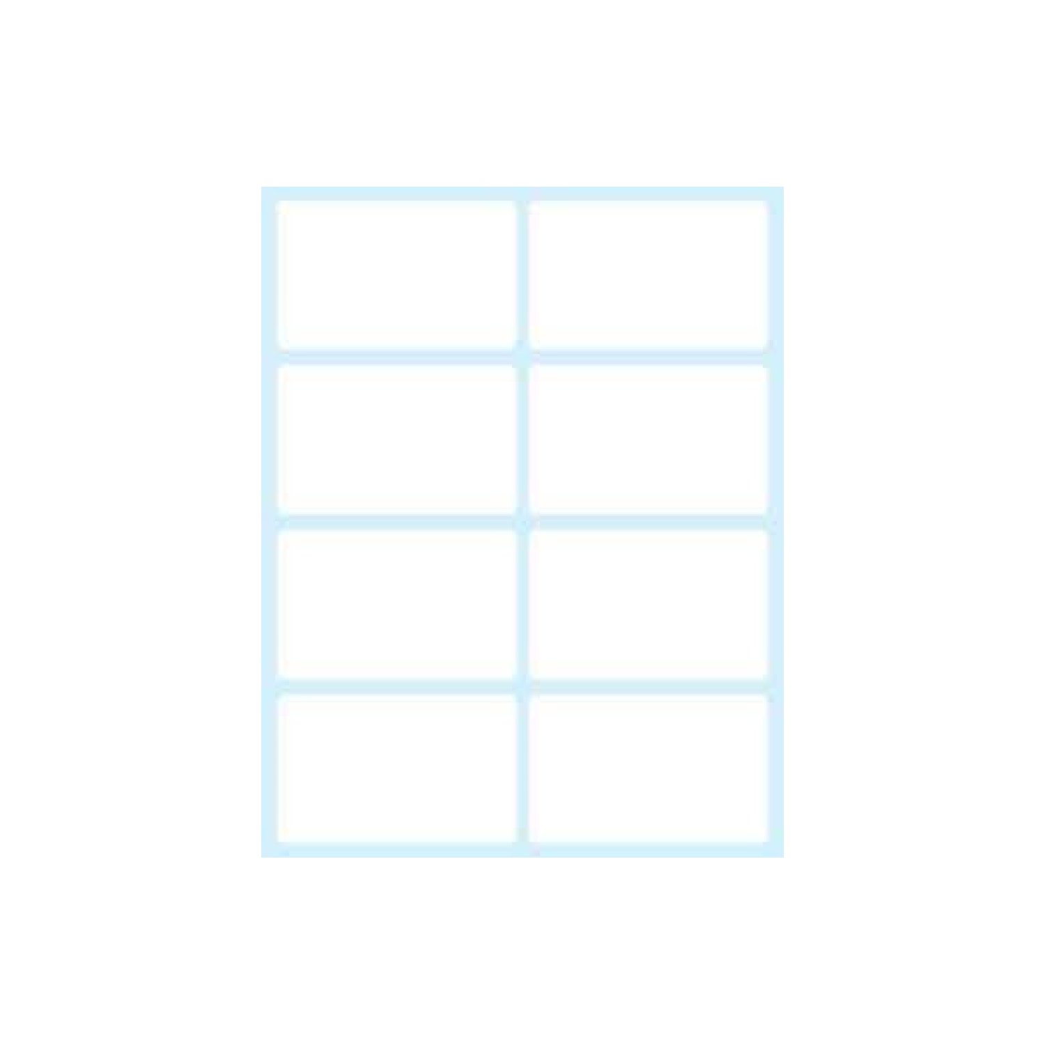 Tico · Etiquetas Blancas · 58x36 mm · Pack 10 Hojas