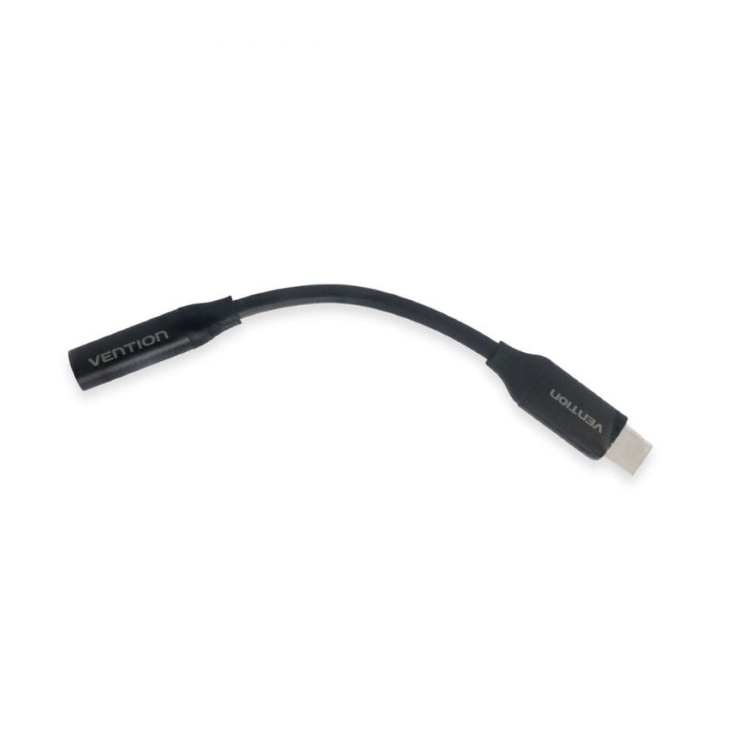 Vention · Conversor Jack 3.5 a USB-C · 10cm · Negro
