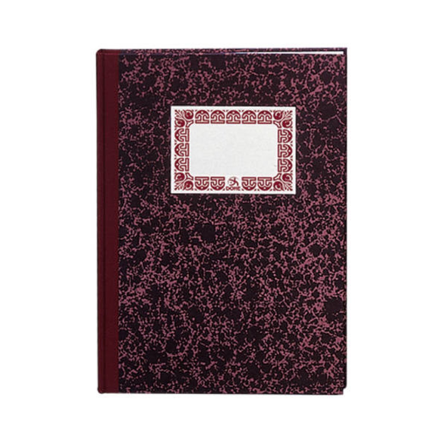 Dohe · Cuaderno Cartoné Contabilidad · Folio · 100 Hojas Numeradas · Caja Burdeos