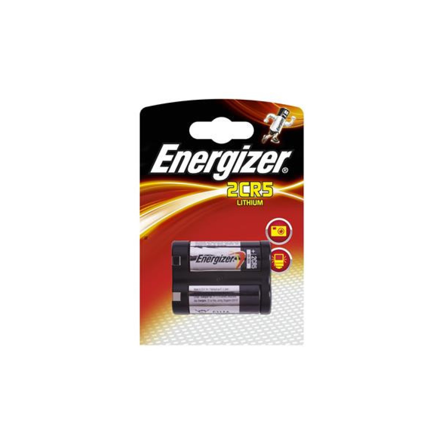 Energizer · Pila Especial Lithium Photo 2CR5 · Blister 1 Unidad
