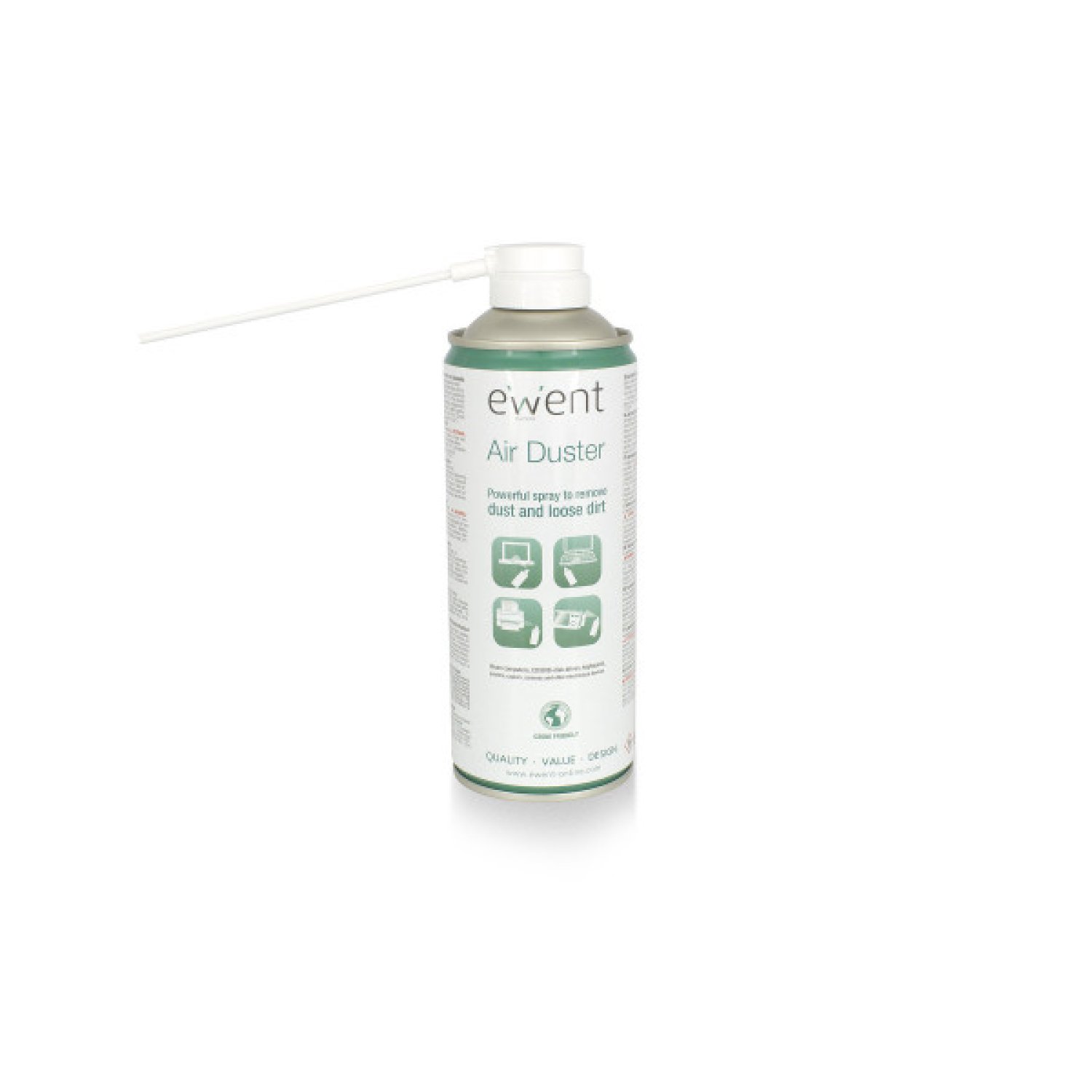 Ewent EW5601 · Limpiador de Aire Comprimido · 400ml · Espacios Difíciles