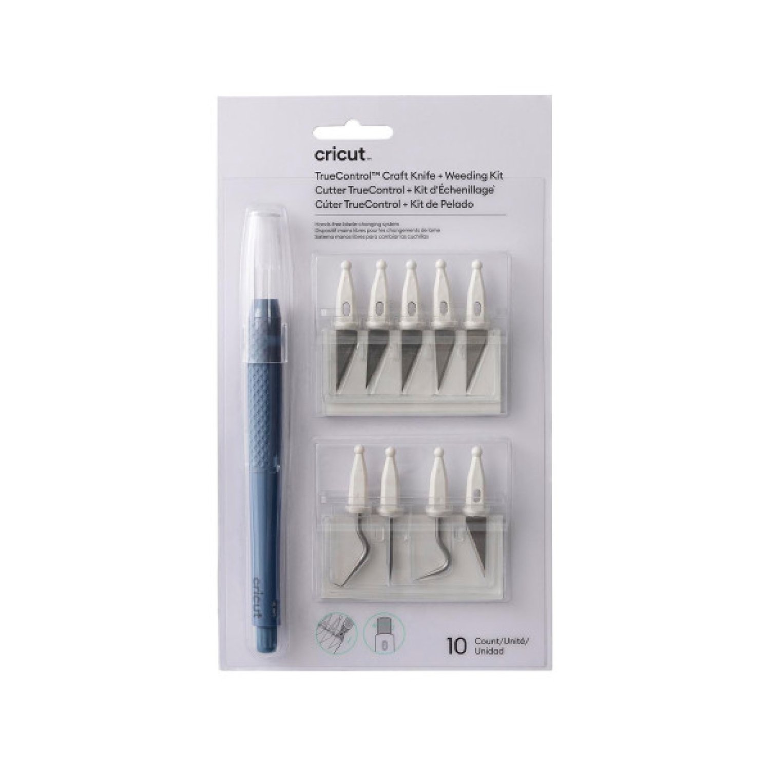 Cricut · Kit Cuchillas y Pelado TrueControl · Precisión profesional