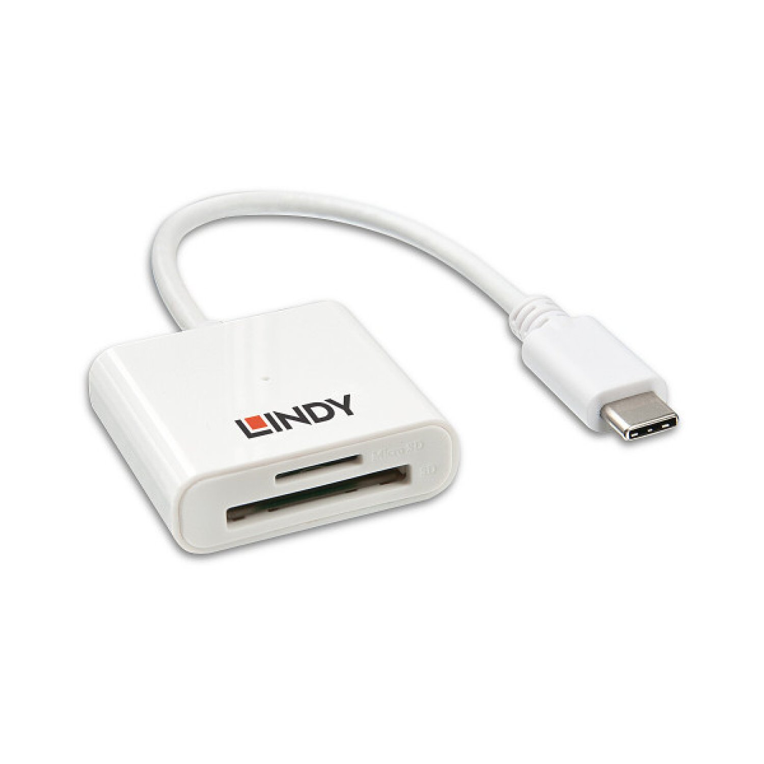 Lindy · Lector de Tarjetas · USB 3.2 Gen 1 Type-C · Blanco
