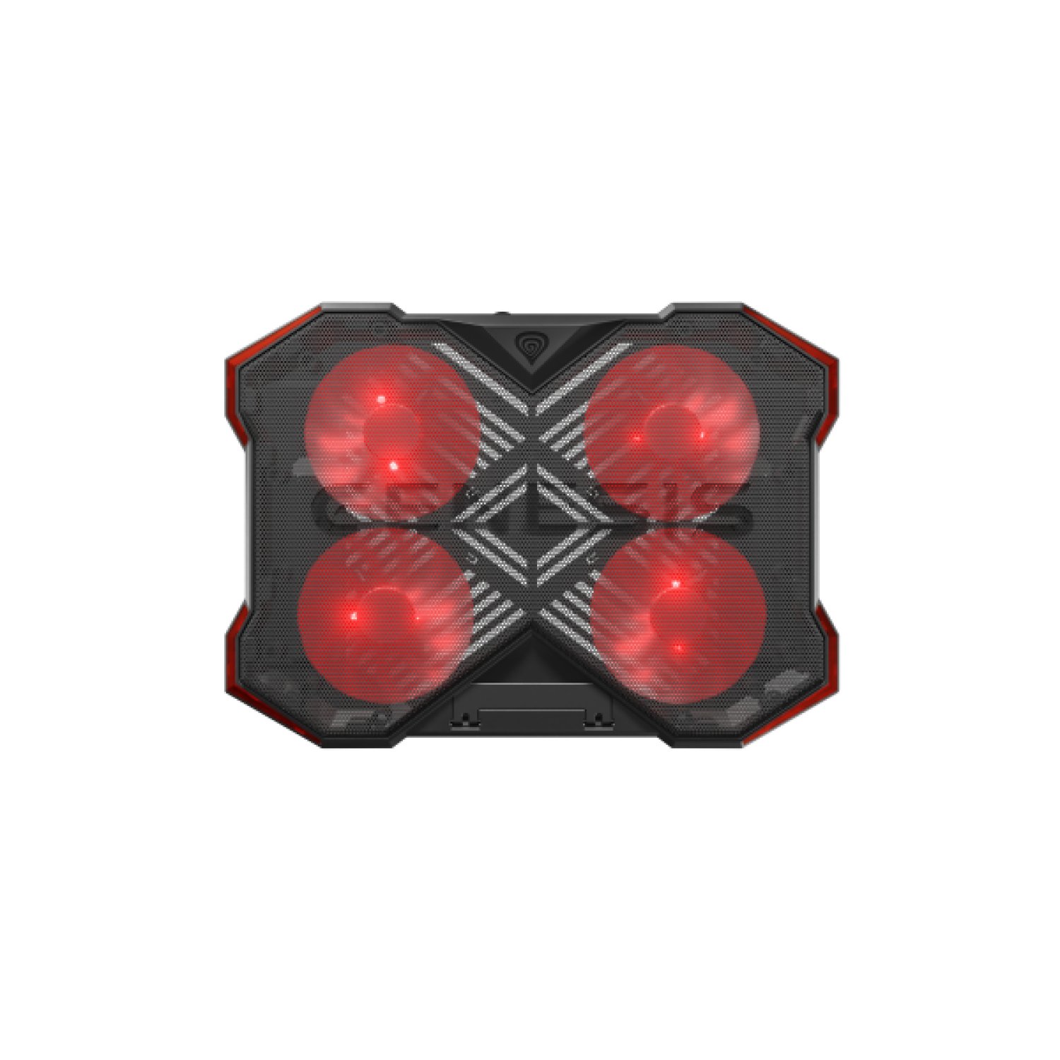 Genesis Oxid 260 · Almohadilla Refrigerante · 43,9 cm · 1010 RPM · Negro/Rojo
