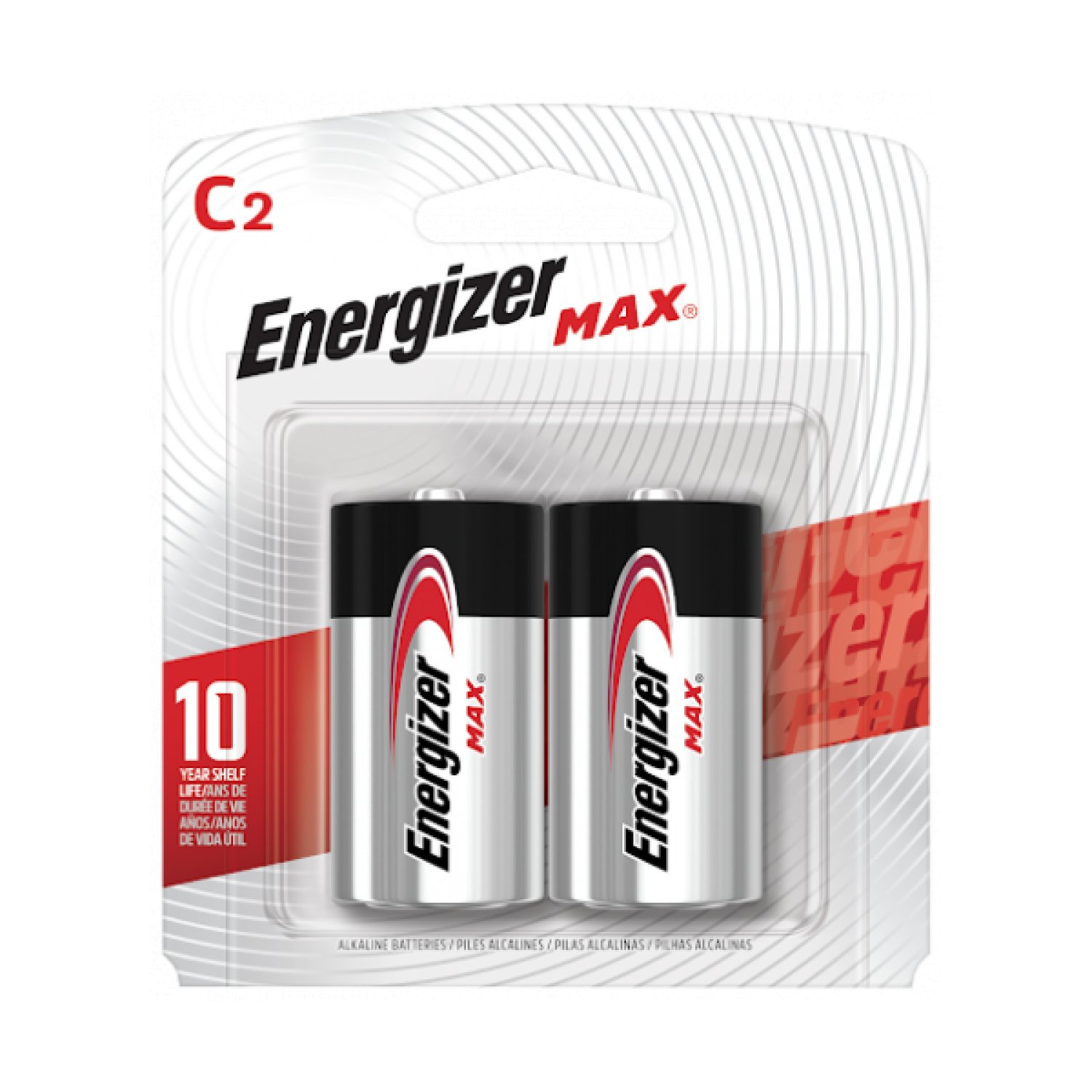 Energizer · Pilas Max LR14 (C) · Pack 2 Unidades