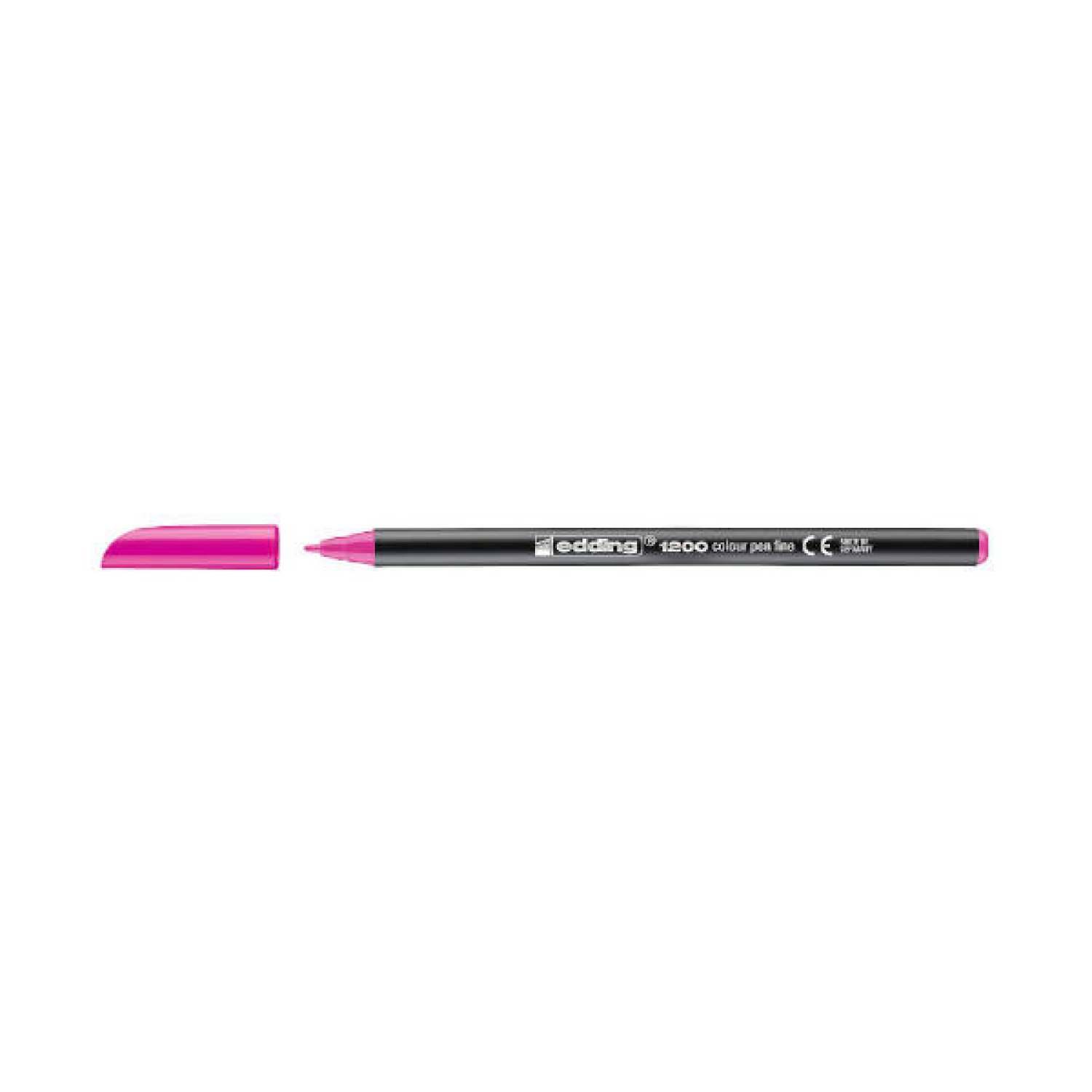 Edding 1200 · Rotulador Punta Fina · Rosa Fluorescente