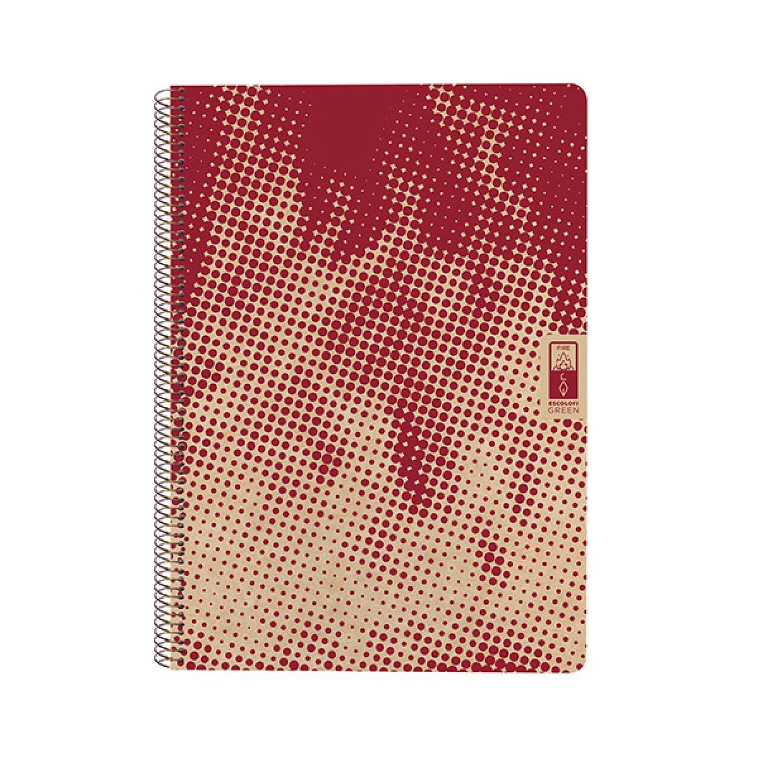 Escolofi Cuaderno Espiral DIN-A4 · 80 Hojas 80g · Cuadrícula 5x5 · Papel Reciclado FSC