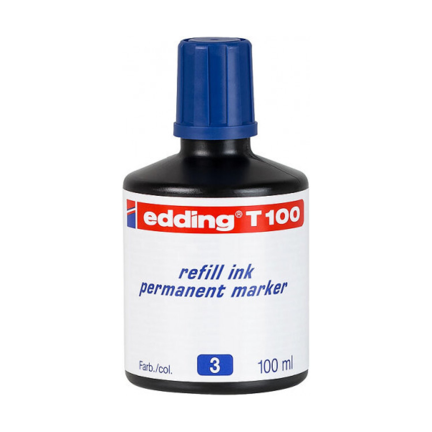 Edding · Tinta para Rellenar · 100ml · Azul