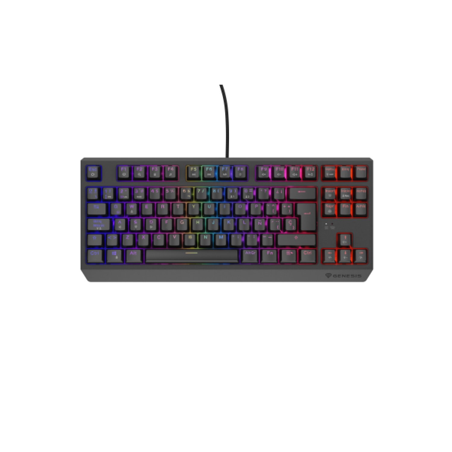 Genesis Thor 230 TKL · Teclado Gaming · USB · QWERTY Español · Negro