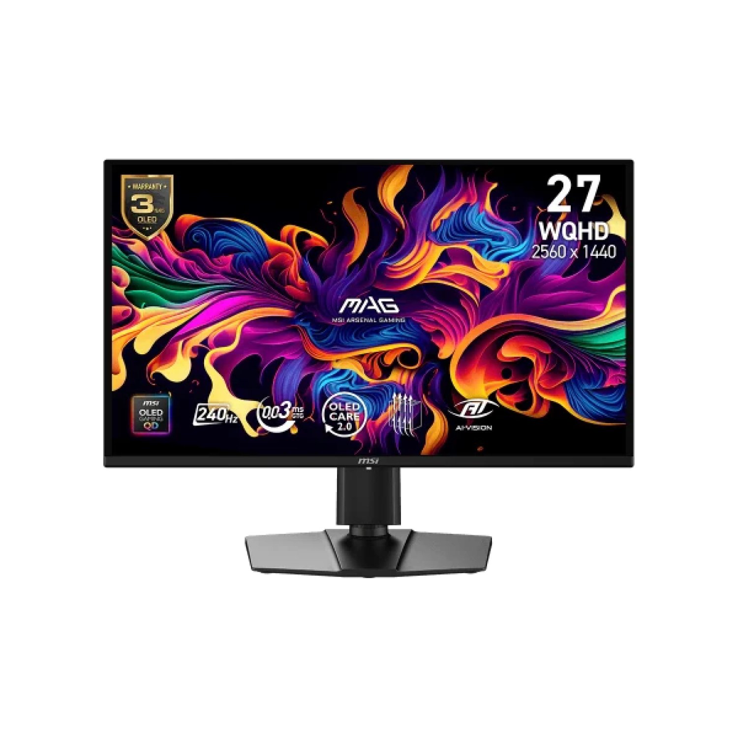 MSI MAG 274QP QD-OLED · 26,5" · 2560x1440 · 240Hz · OLED