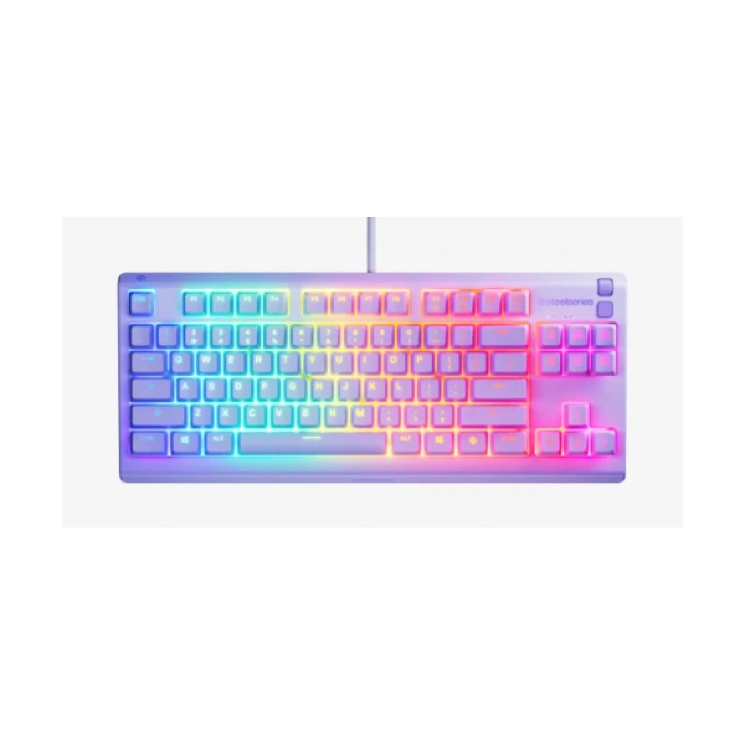 SteelSeries Apex 3 TKL · Teclado Gaming · USB · Lavanda · Inglés US