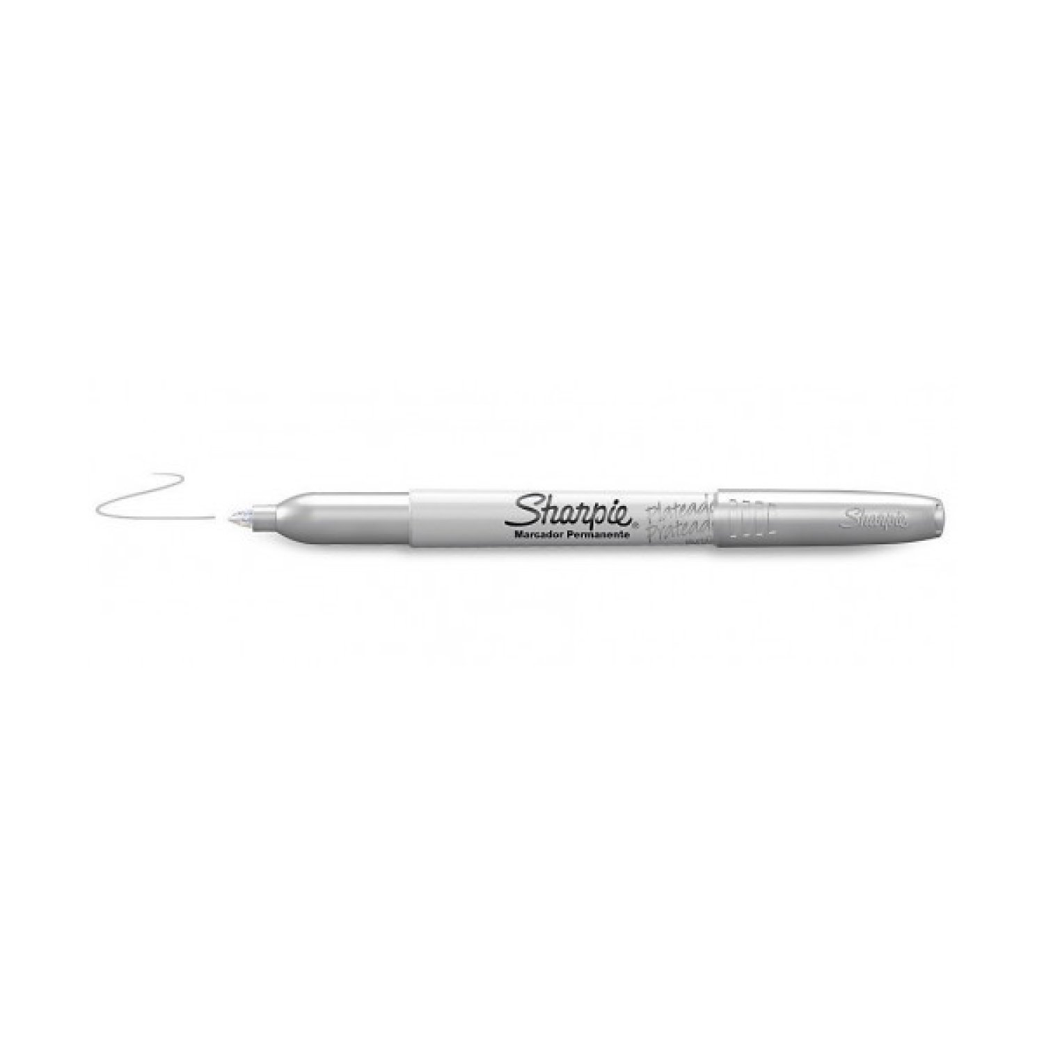 Sharpie · Marcador Fine · Punta Fina · Color Plata